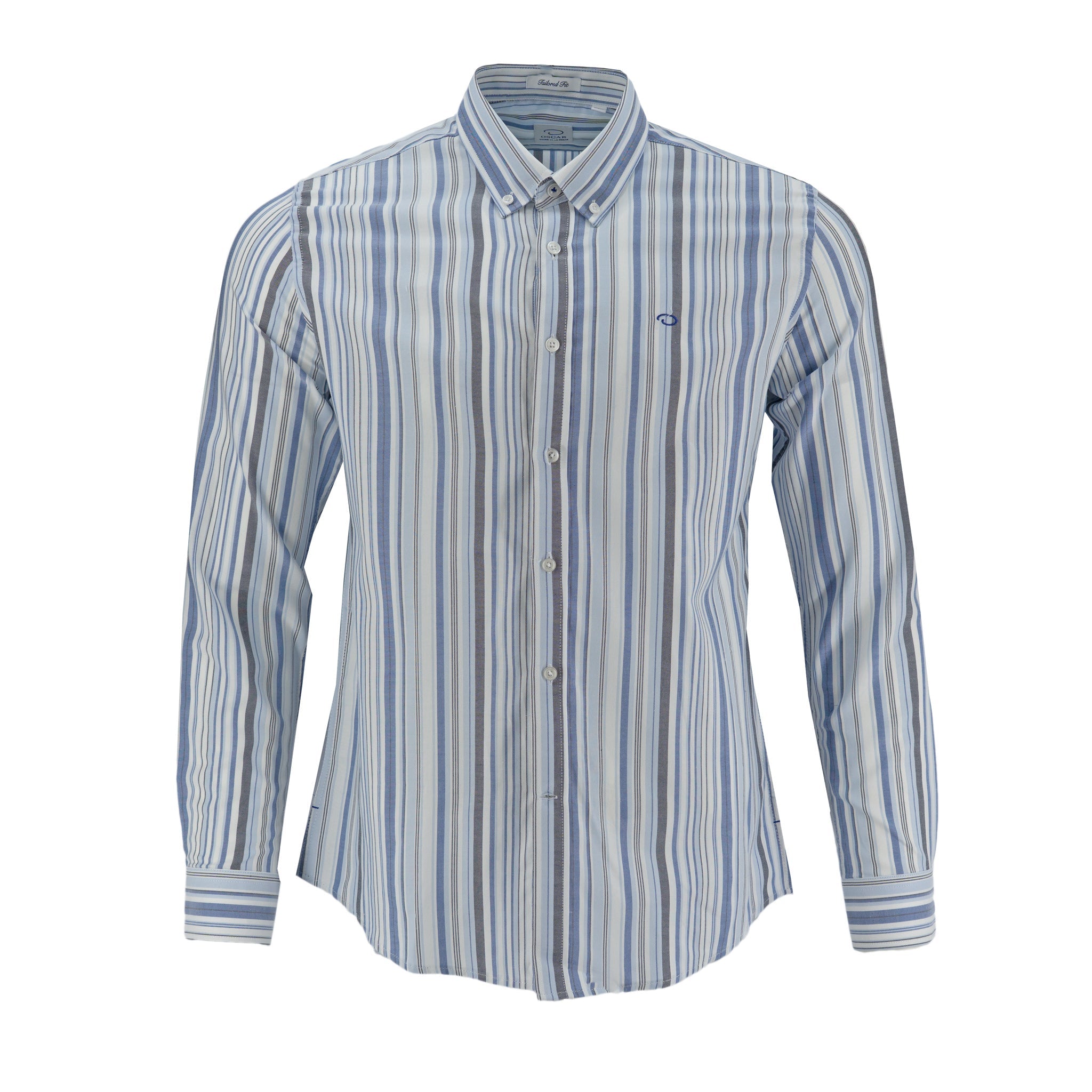 Camisa Oscar De La Renta Mangas Largas Rayas Para Caballeros by Oscar De La Renta