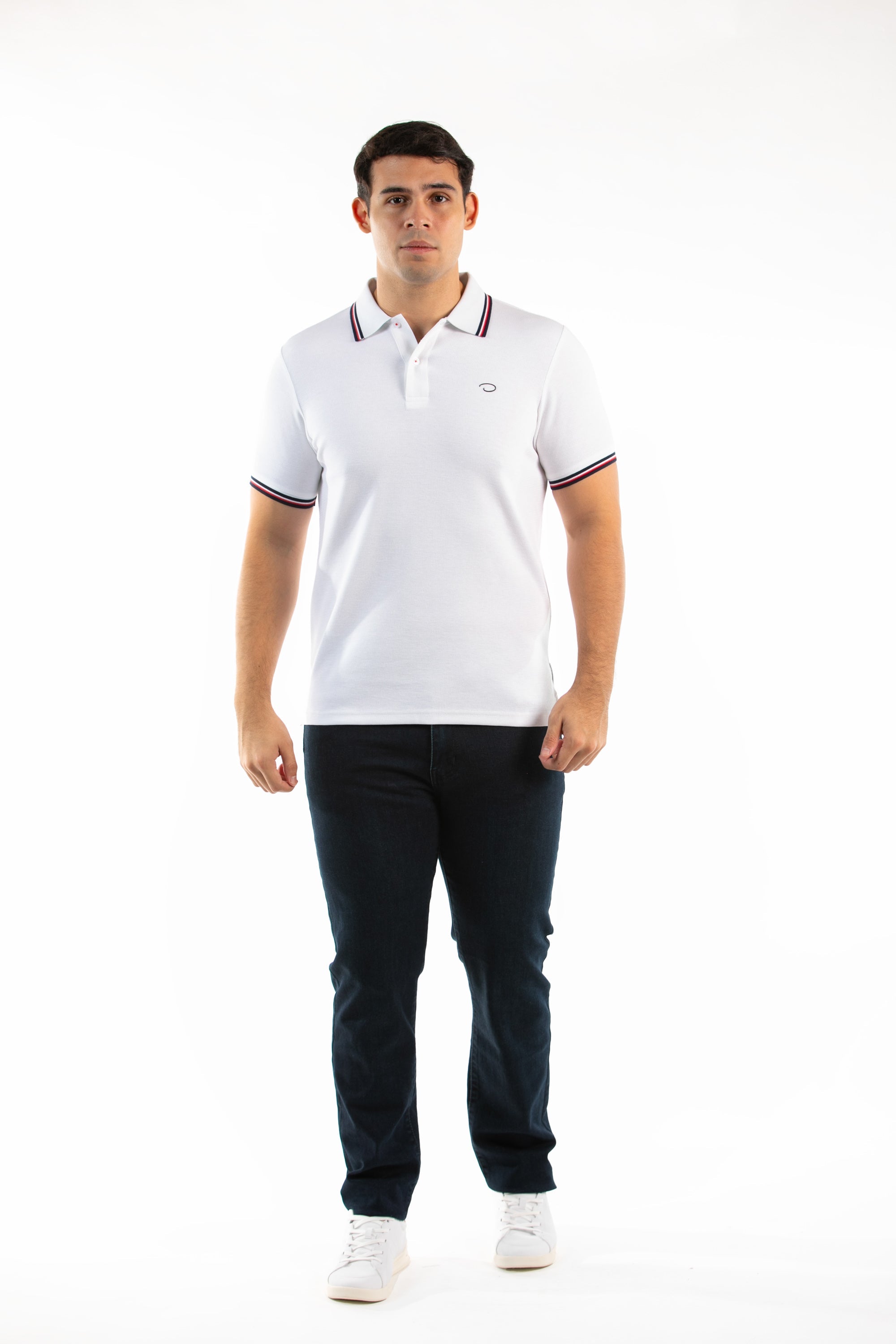 Poloshirt Oscar de La Renta Mangas Cortas Liso para Caballeros