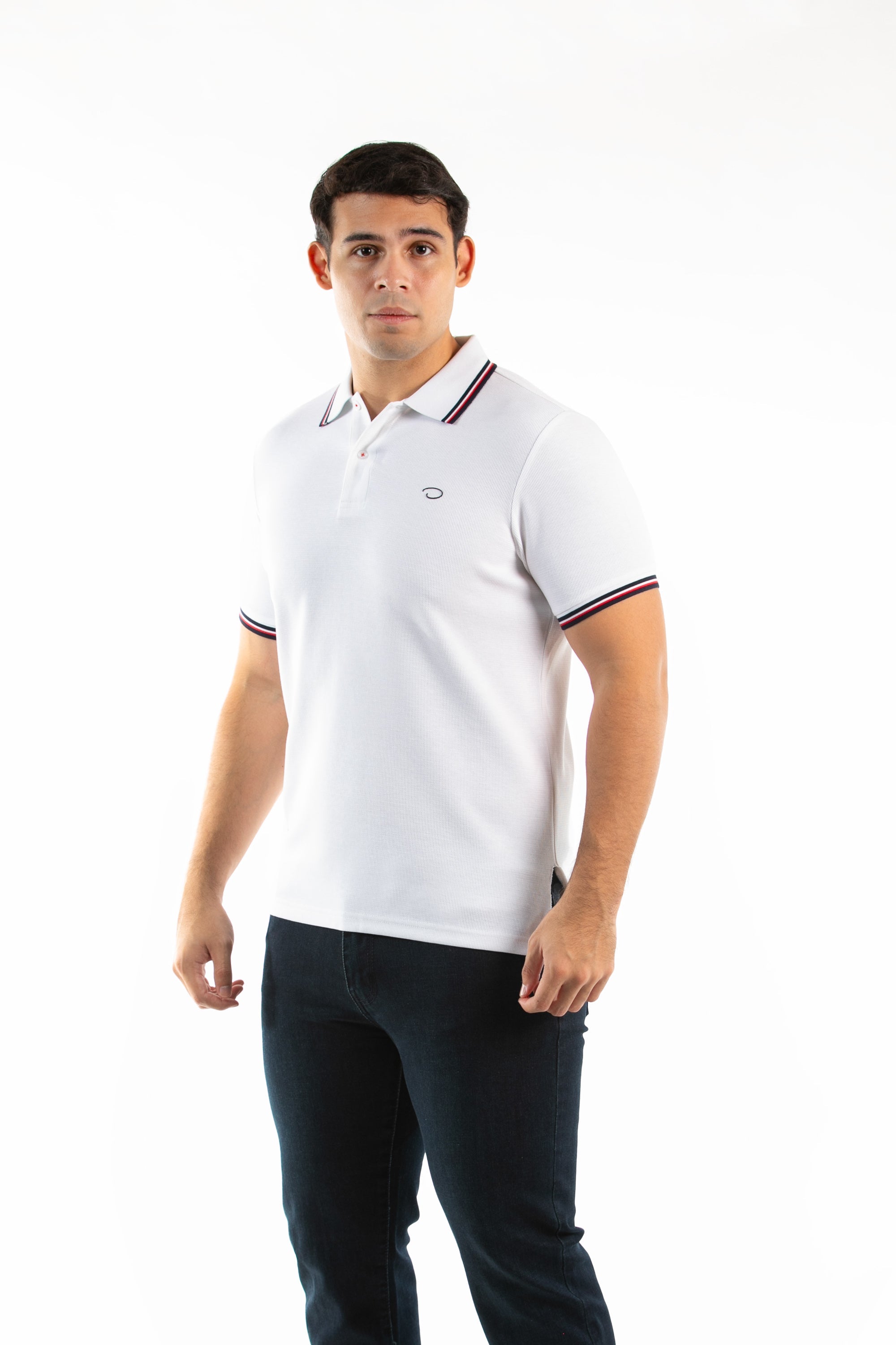 Poloshirt Oscar de La Renta Mangas Cortas Liso para Caballeros