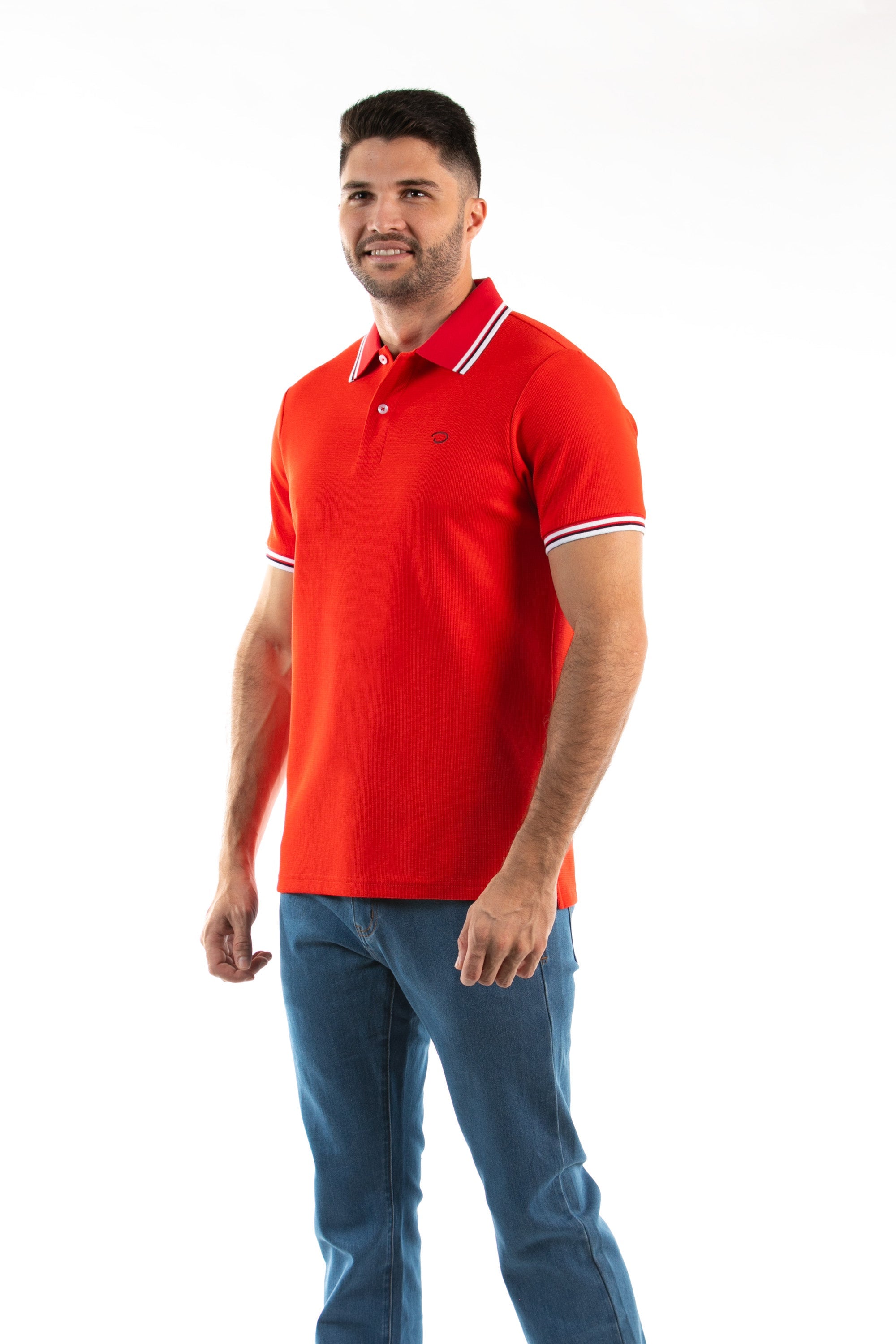Poloshirt Oscar de La Renta Mangas Cortas Liso para Caballeros