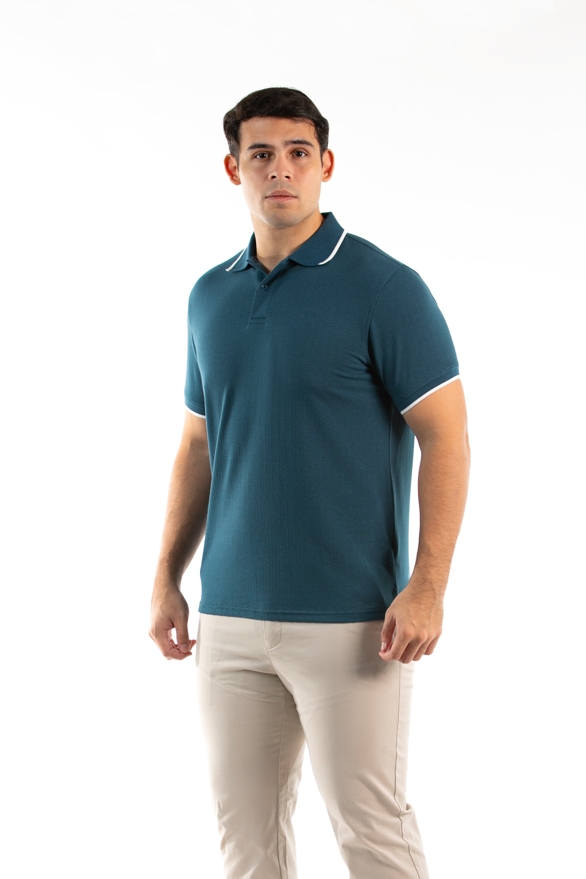 Poloshirt Oscar de La Renta Mangas Cortas Liso para Caballeros