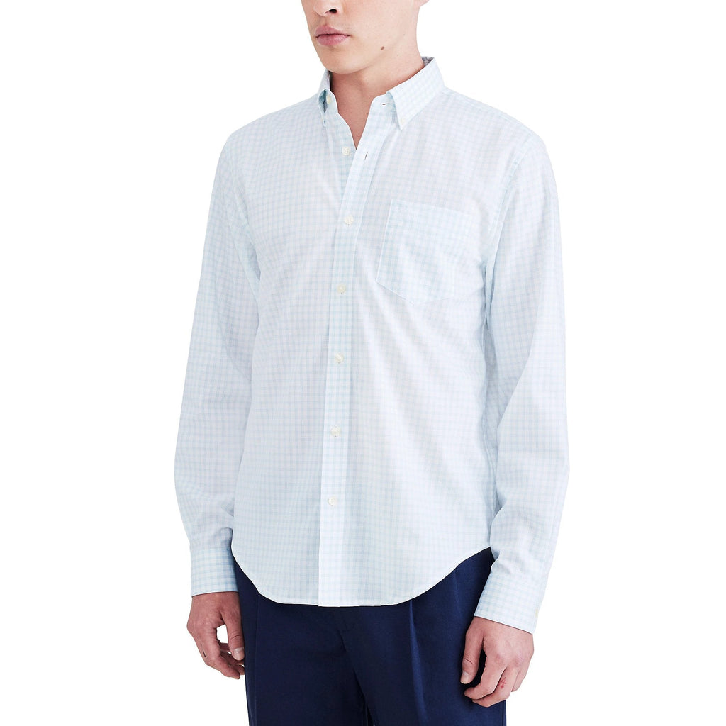 Camisa Dockers Mangas Largas Cuadros Para Caballeros by Dockers