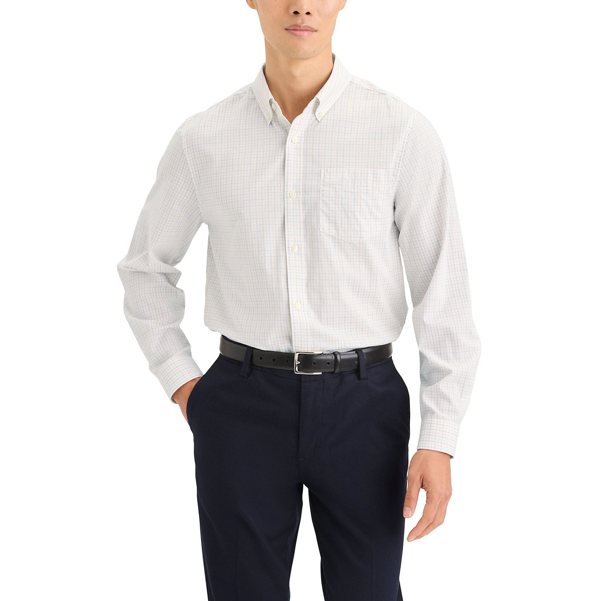 Camisa Dockers Mangas Largas Cuadros Para Caballeros by Dockers