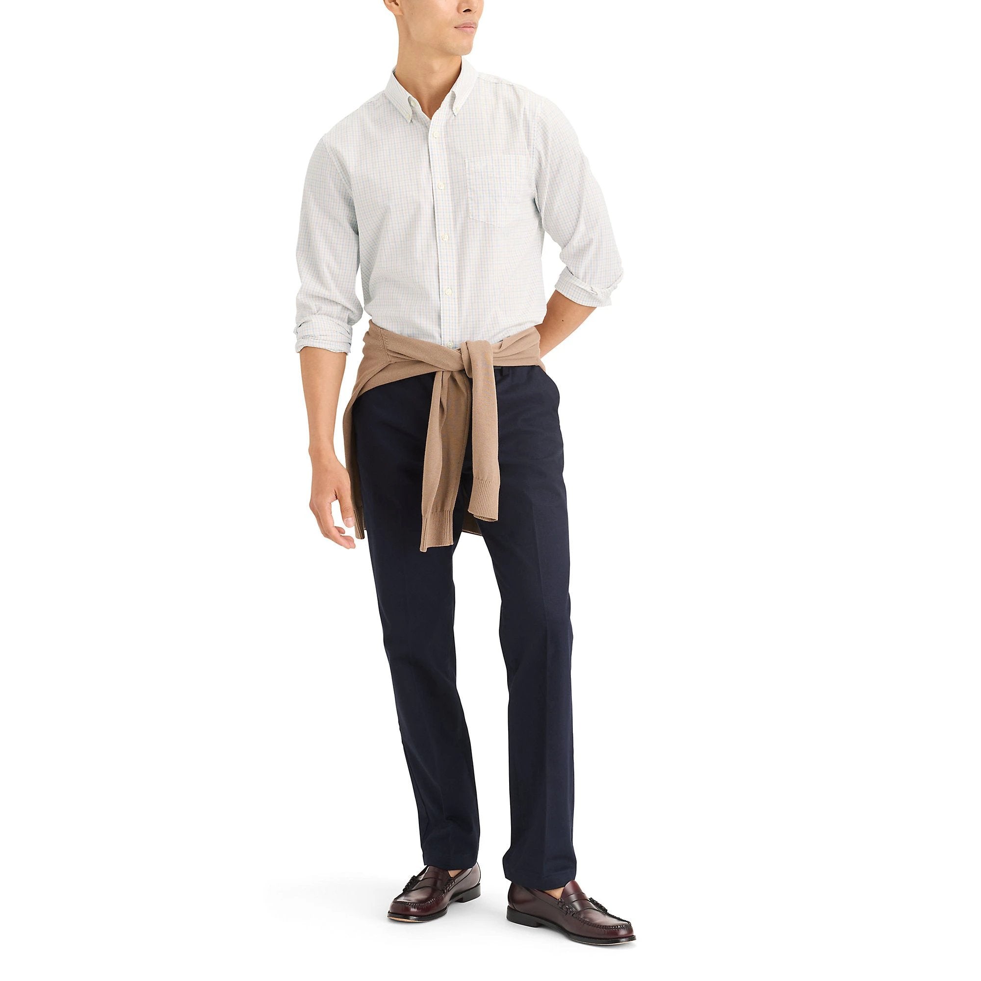Camisa Dockers Mangas Largas Cuadros Para Caballeros by Dockers