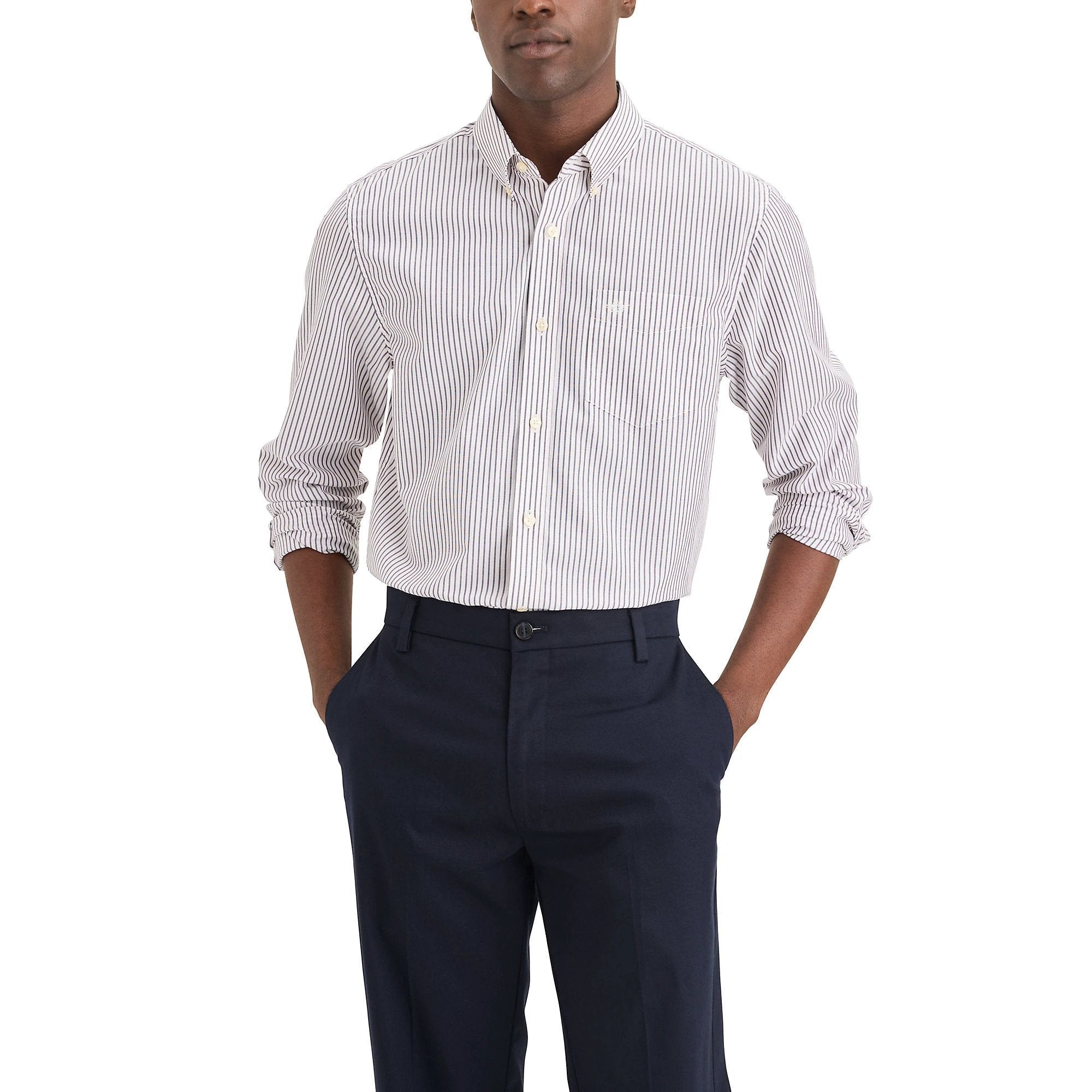 Camisa Dockers Mangas Largas Rayas Para Caballeros by Dockers
