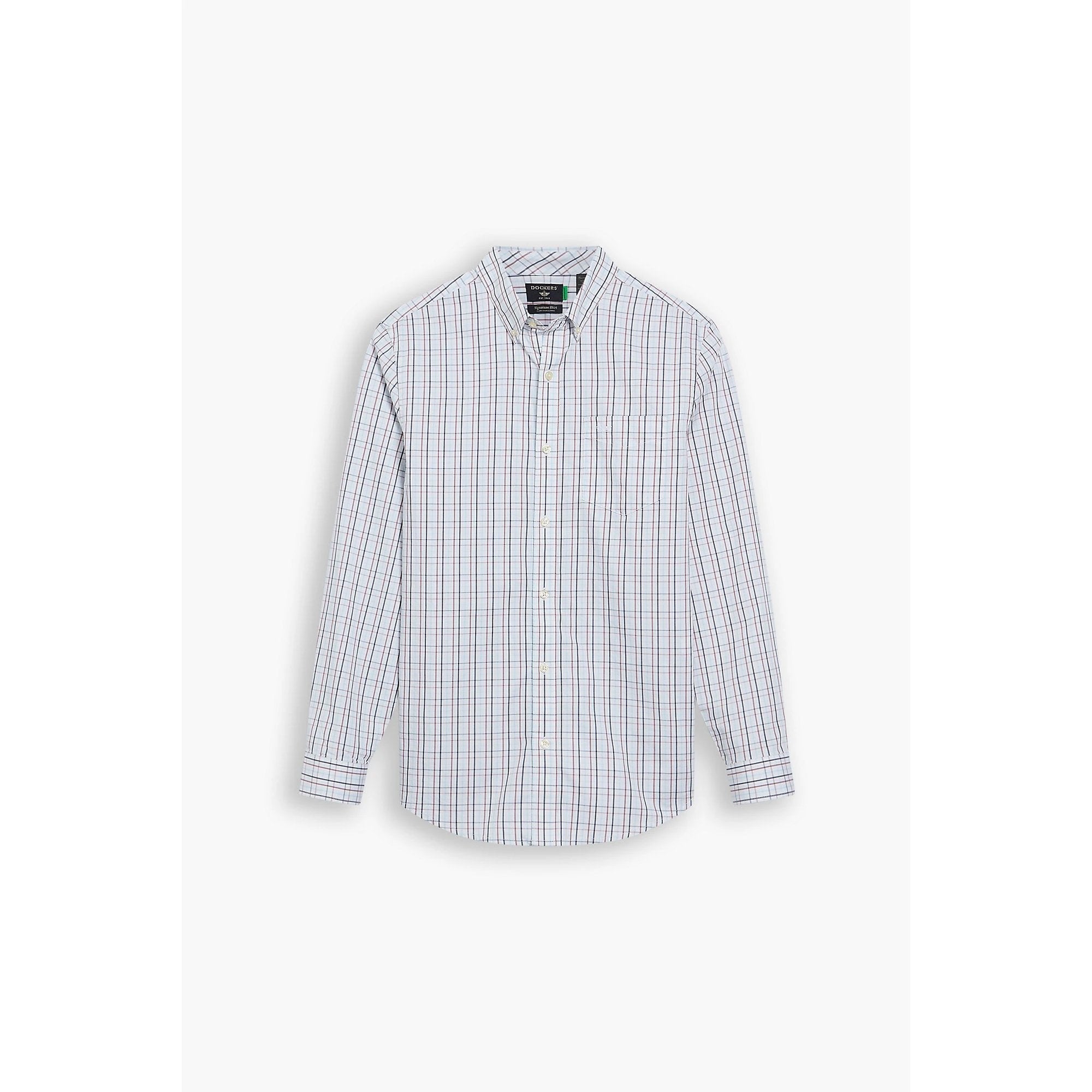 Camisa Dockers Mangas Largas Cuadros Para Caballeros by Dockers