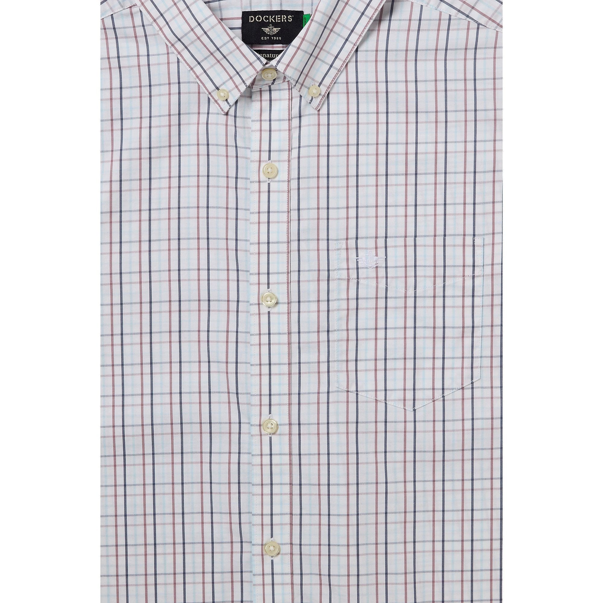 Camisa Dockers Mangas Largas Cuadros Para Caballeros by Dockers