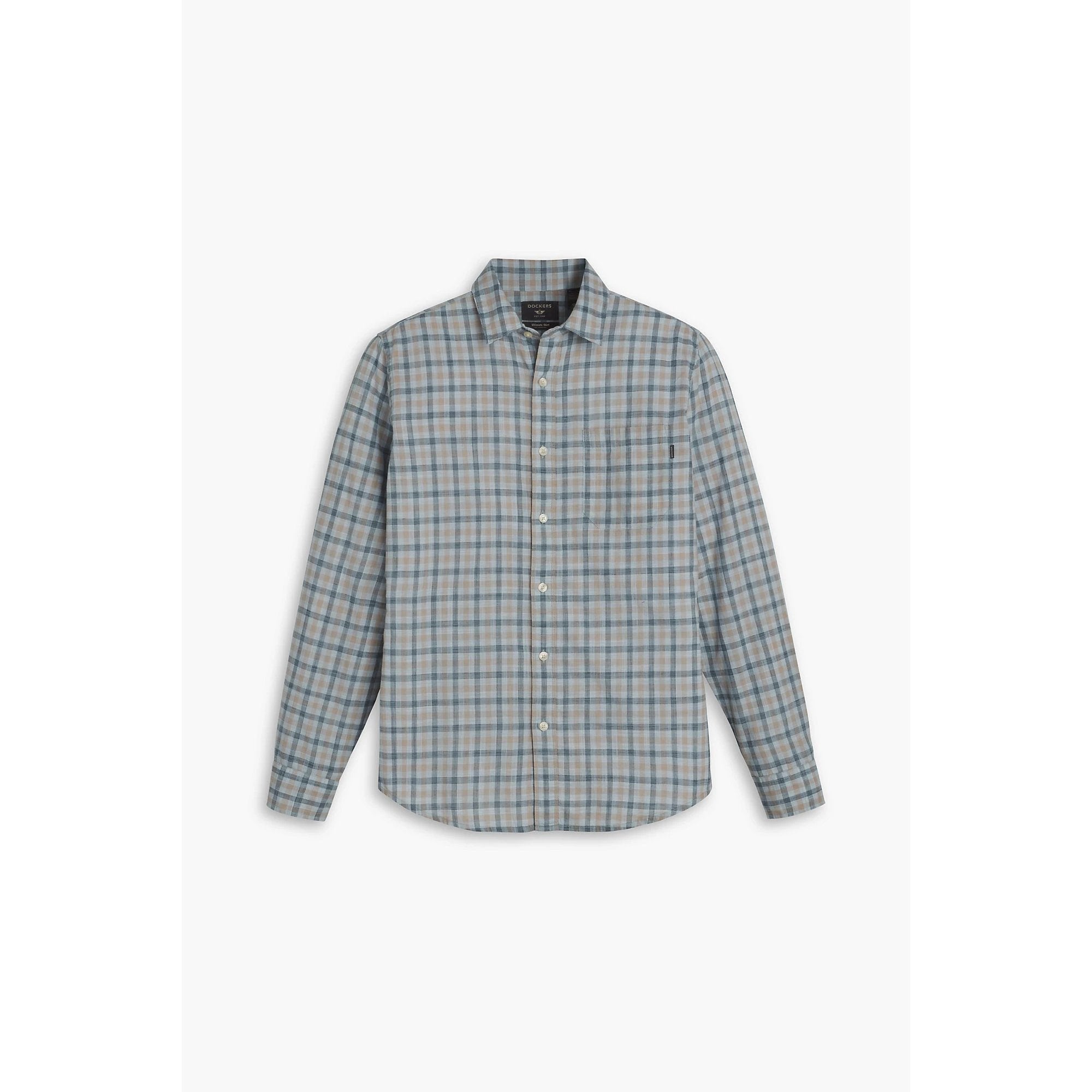 Camisa Dockers Mangas Largas Cuadros Para Caballeros by Dockers
