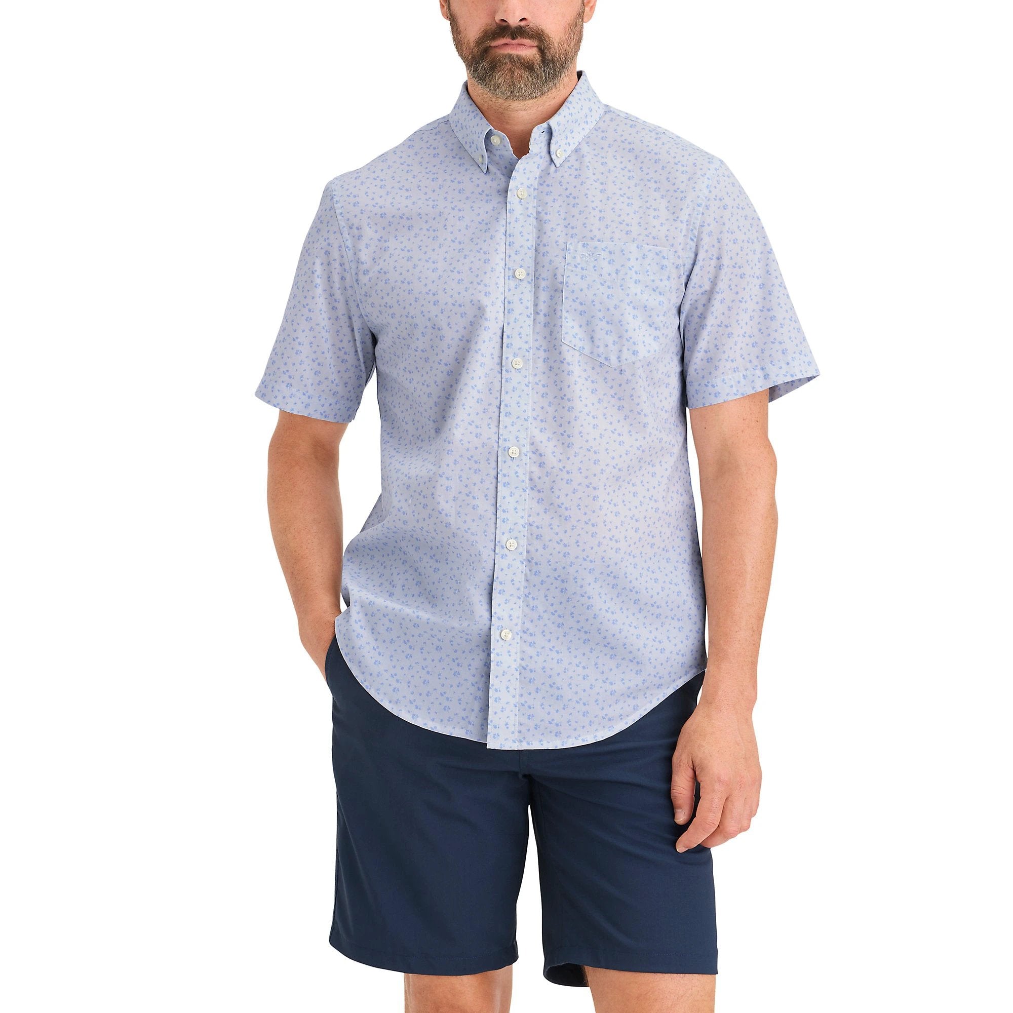 Camisa Dockers Mangas Cortas Estampada Para Caballeros by Dockers