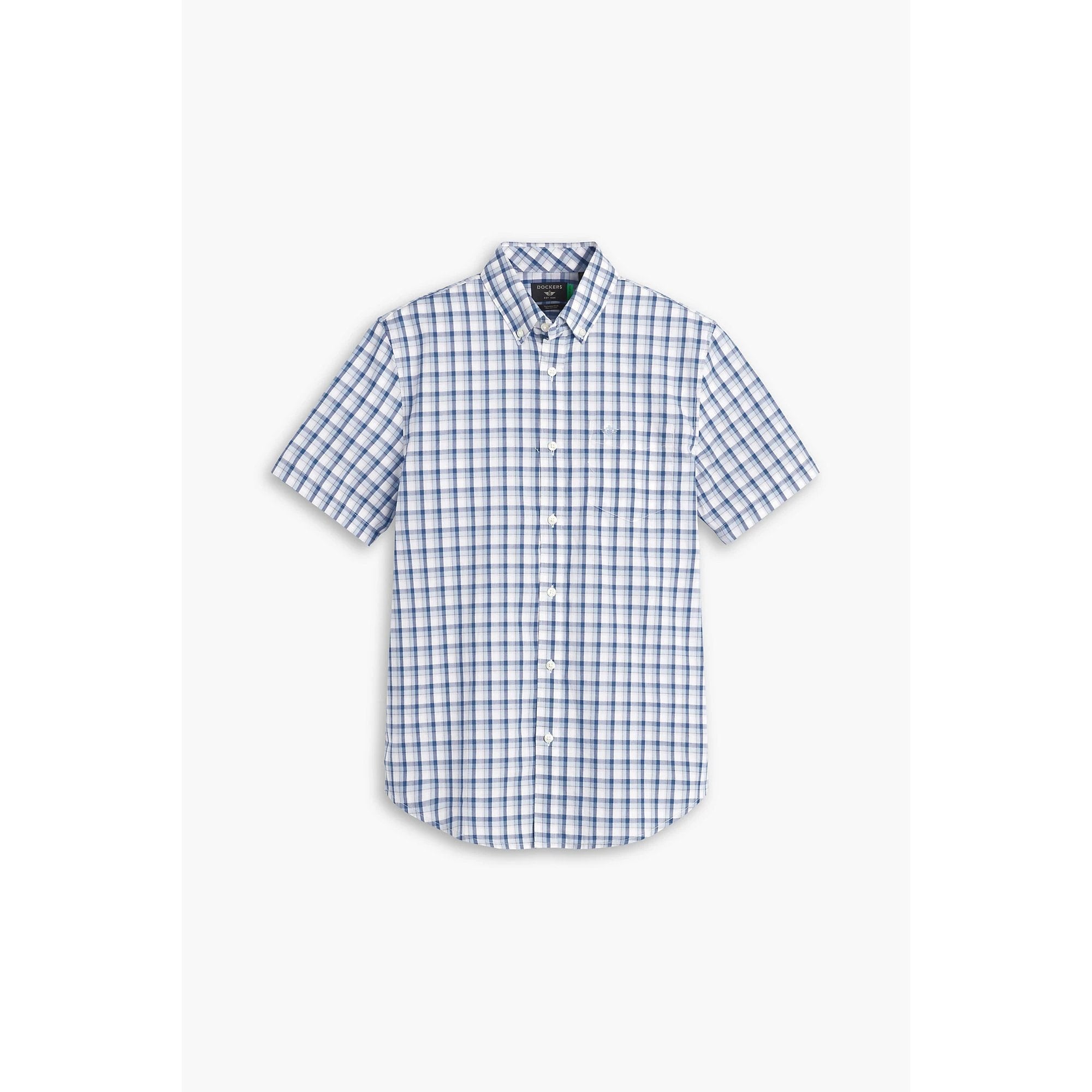 Camisa Dockers Mangas Cortas Cuadros Para Caballeros by Dockers