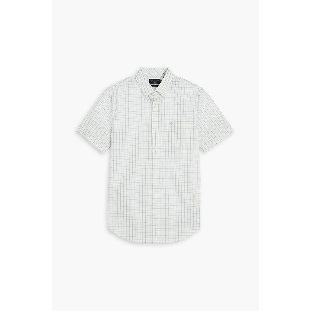 Camisa Dockers Mangas Cortas Cuadros Para Caballeros by Dockers