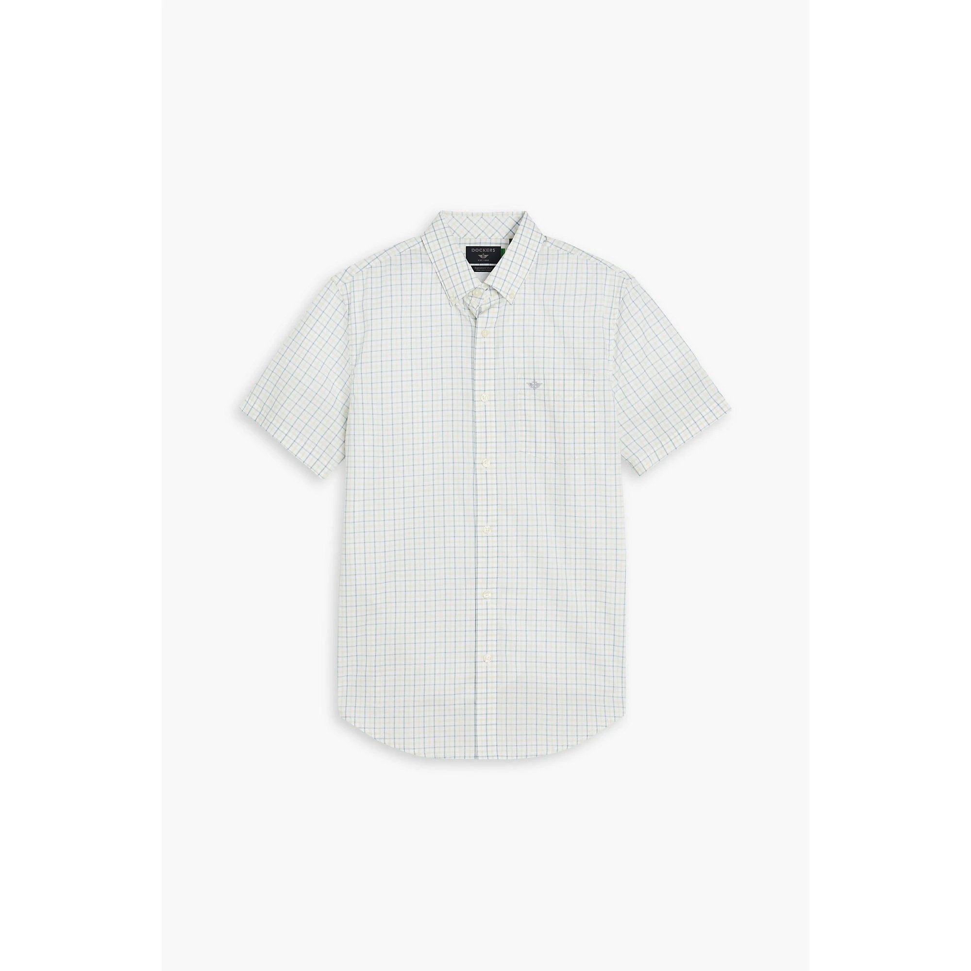 Camisa Dockers Mangas Cortas Cuadros Para Caballeros by Dockers