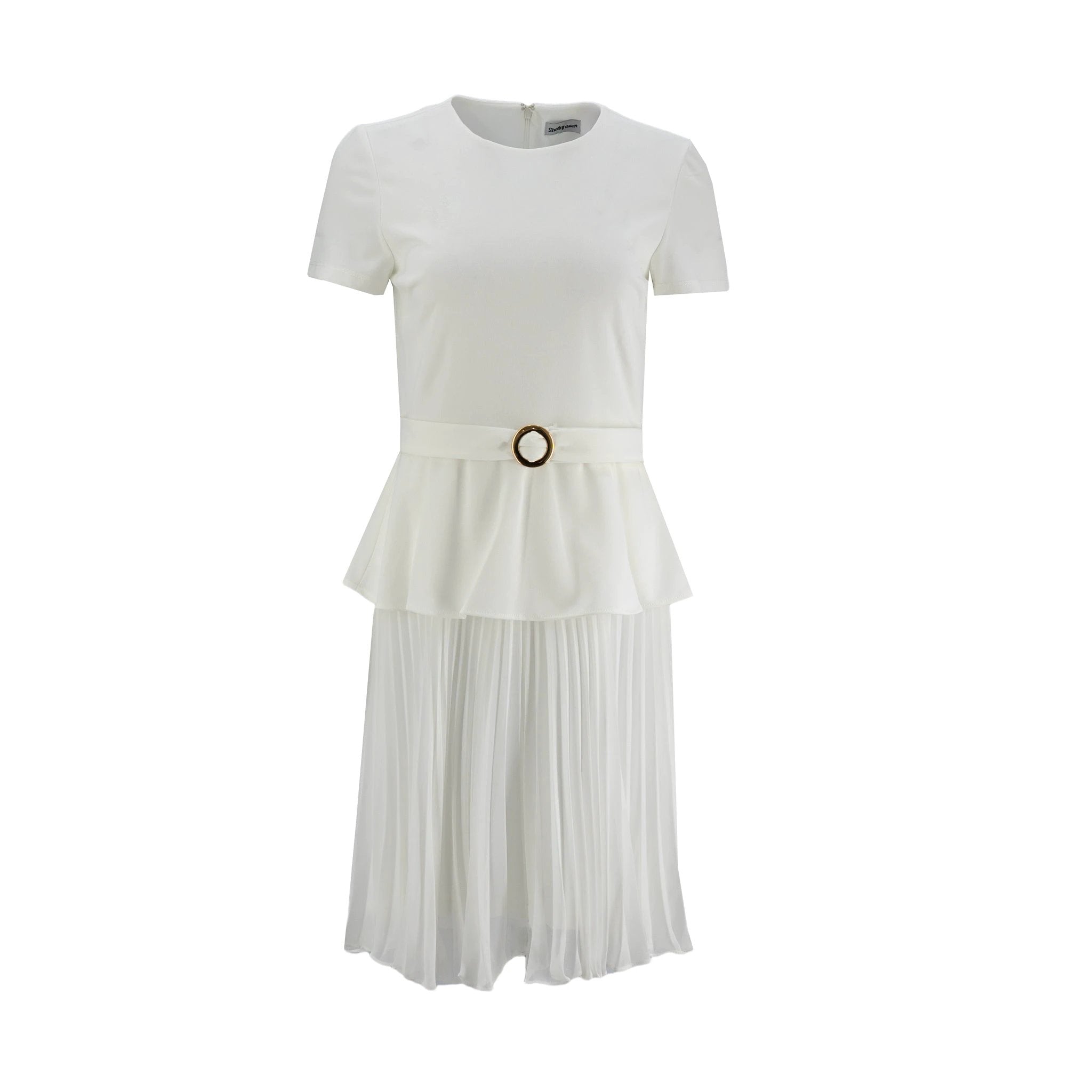 Vestido Shelby & Palmer Mangas Cortas Liso Para Damas by Shelby & Palmer