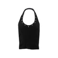 Blusa Madden Girl Halter Tachuelas para Damas