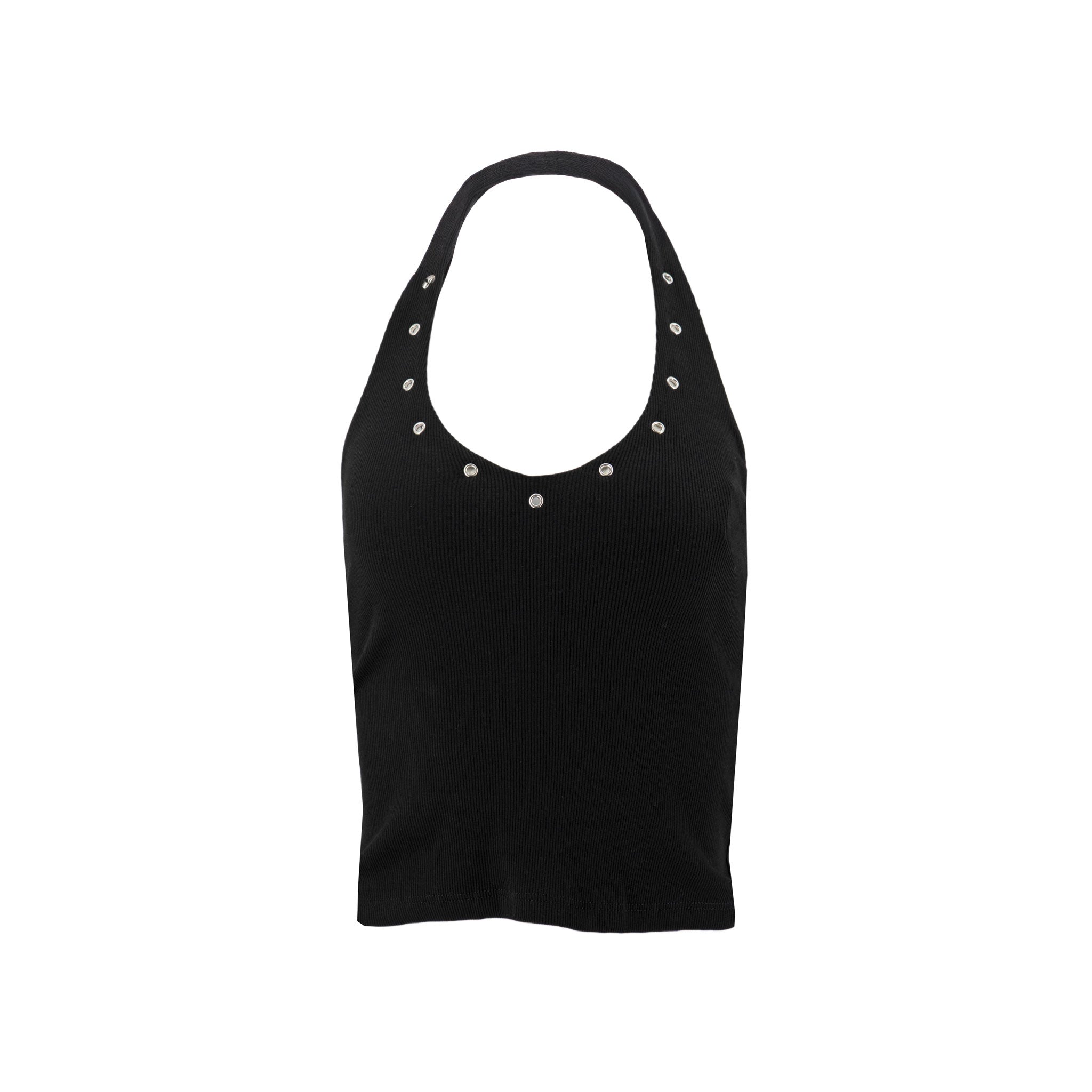 Blusa Madden Girl Halter Tachuelas para Damas