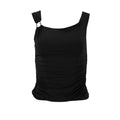 Blusa Madden Girl sin Mangas Lisa Ruches para Damas