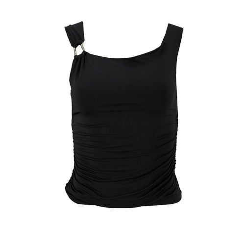 Blusa Madden Girl sin Mangas Lisa Ruches para Damas