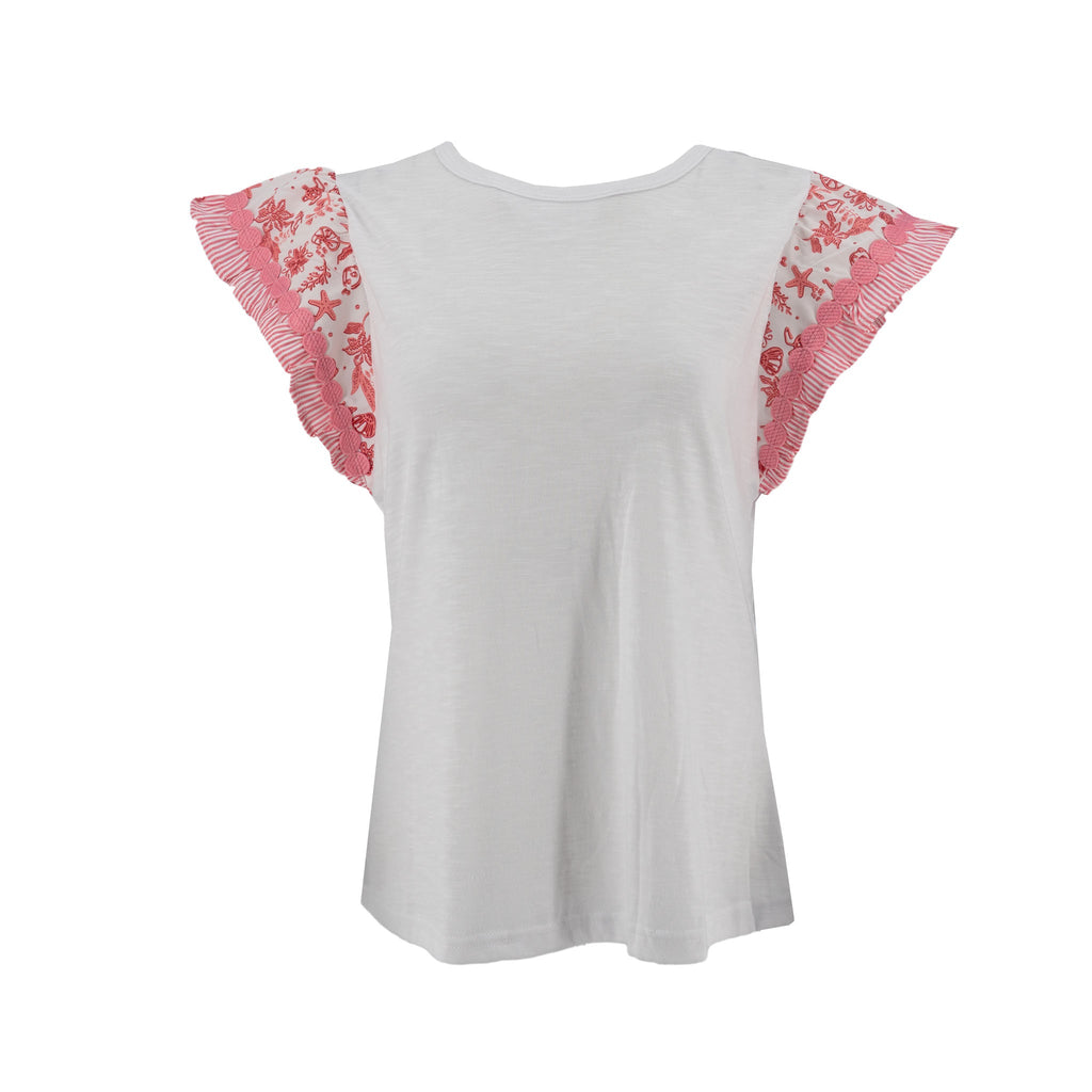 Blusa Absolutely Famous Mangas Cortas Estampado para Damas