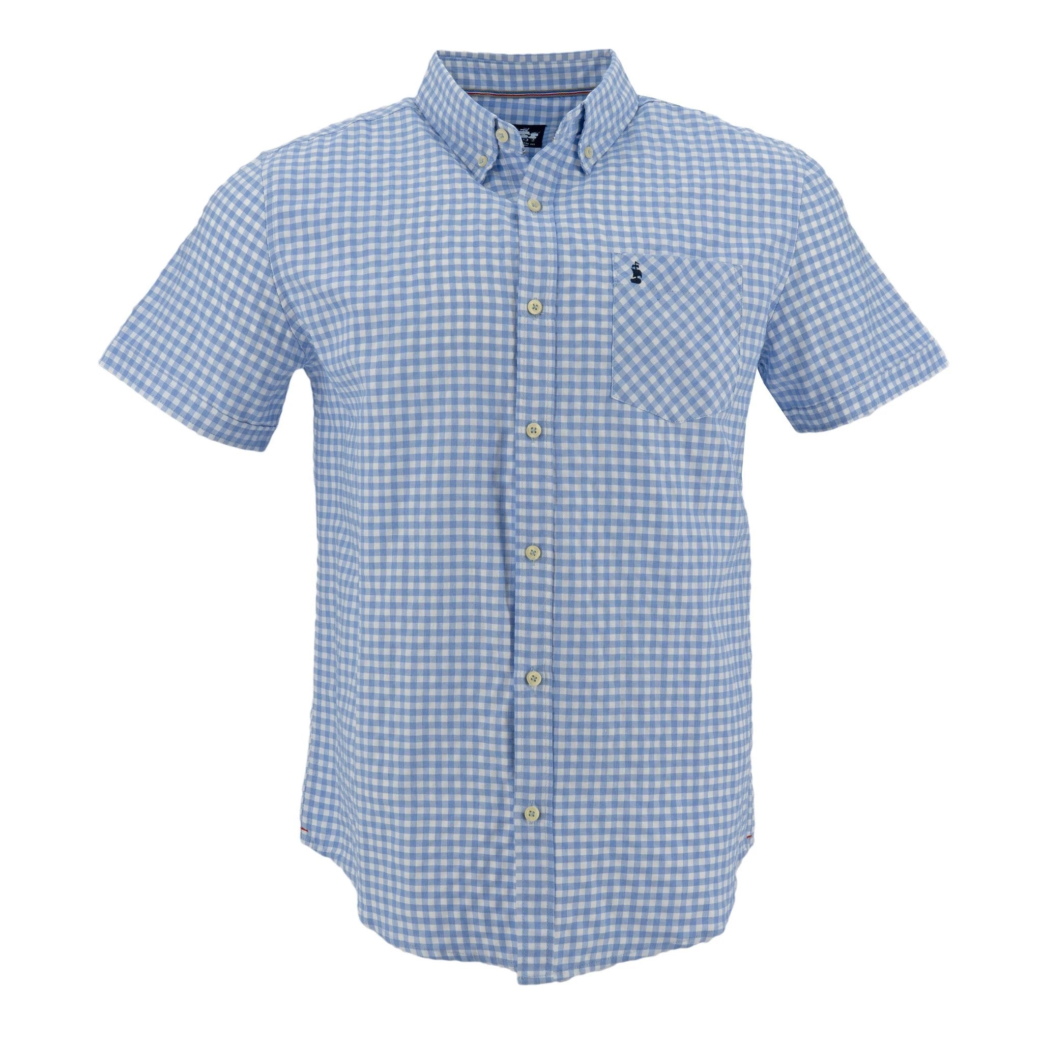 Camisa 1492 Mangas Cortas Cuadros P/ Niños by 1492