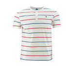 Camiseta 1492 Mangas Cortas Cuello Henley Rayas Para Niños by 1492
