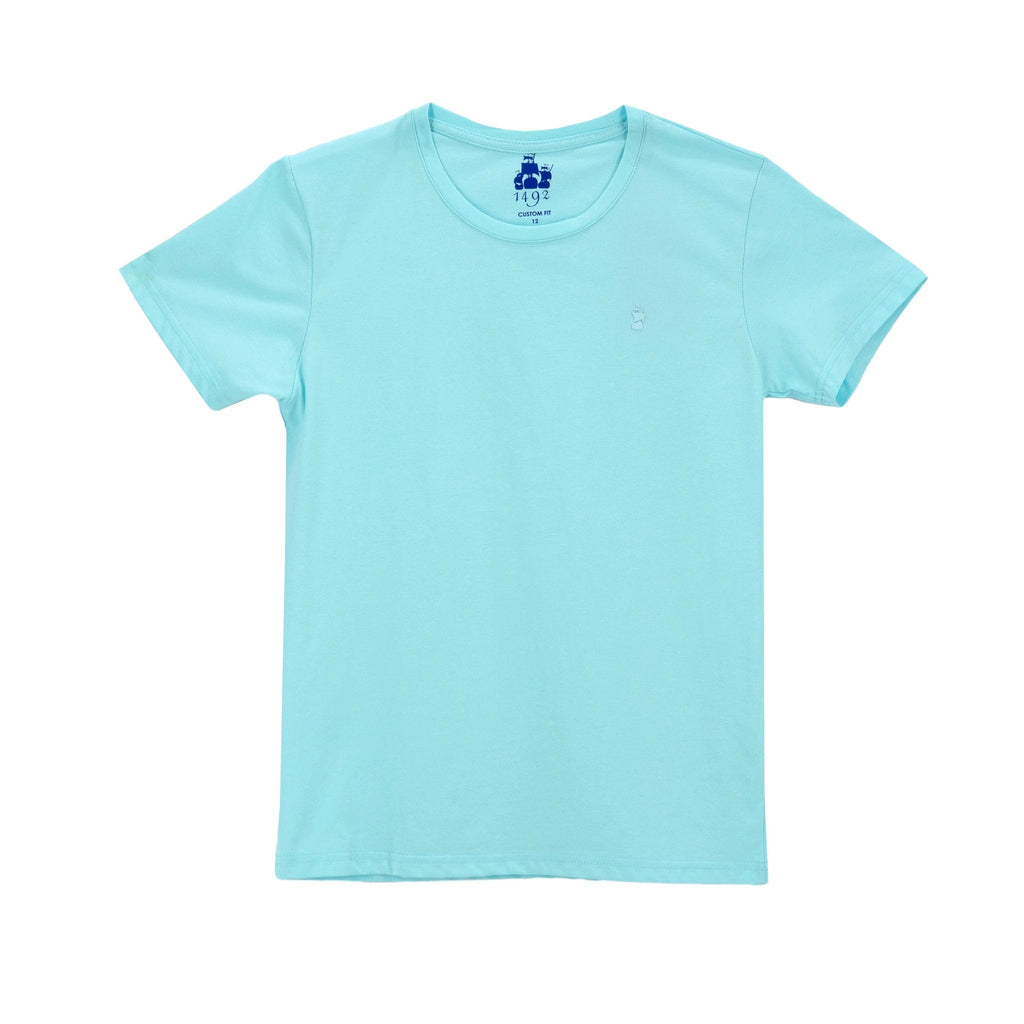 Camiseta 1492 Mangas Cortas Lisa Para Niños by 1492