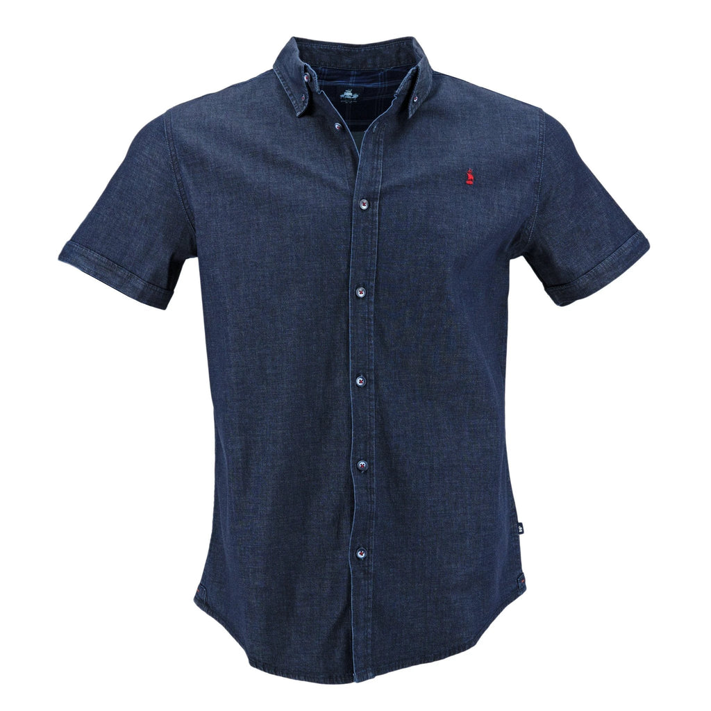 Camisa 1492 Mangas Cortas Lisa P/ Caballeros by 1492