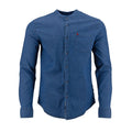 Camisa 1492 Mangas Largas Lisa Cuello Chino P/ Caballeros by 1492
