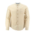 Camisa 1492 Mangas Largas Lisa Cuello Chino P/ Caballeros by 1492