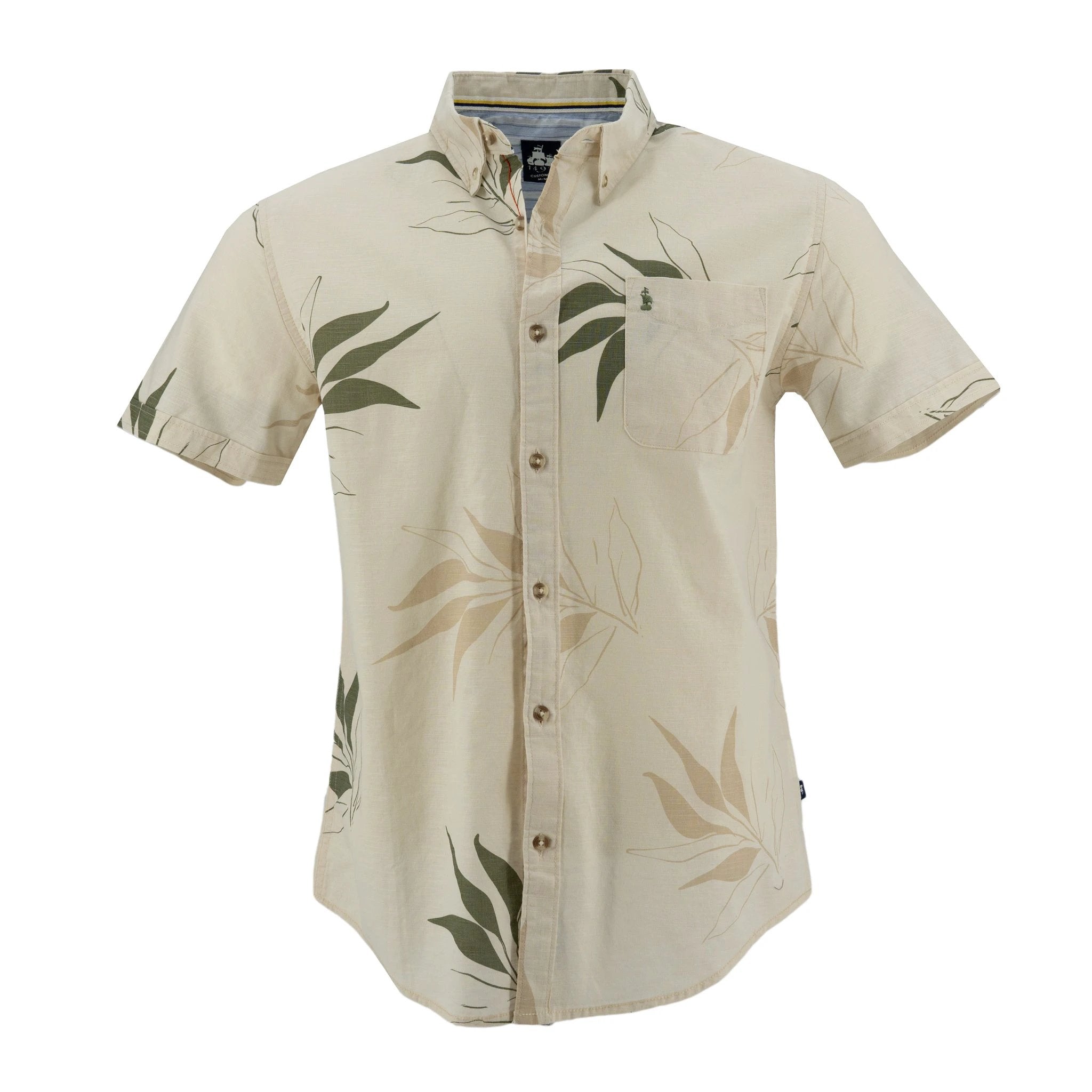 Camisa 1492 Mangas Cortas Estampada P/ Caballeros by 1492