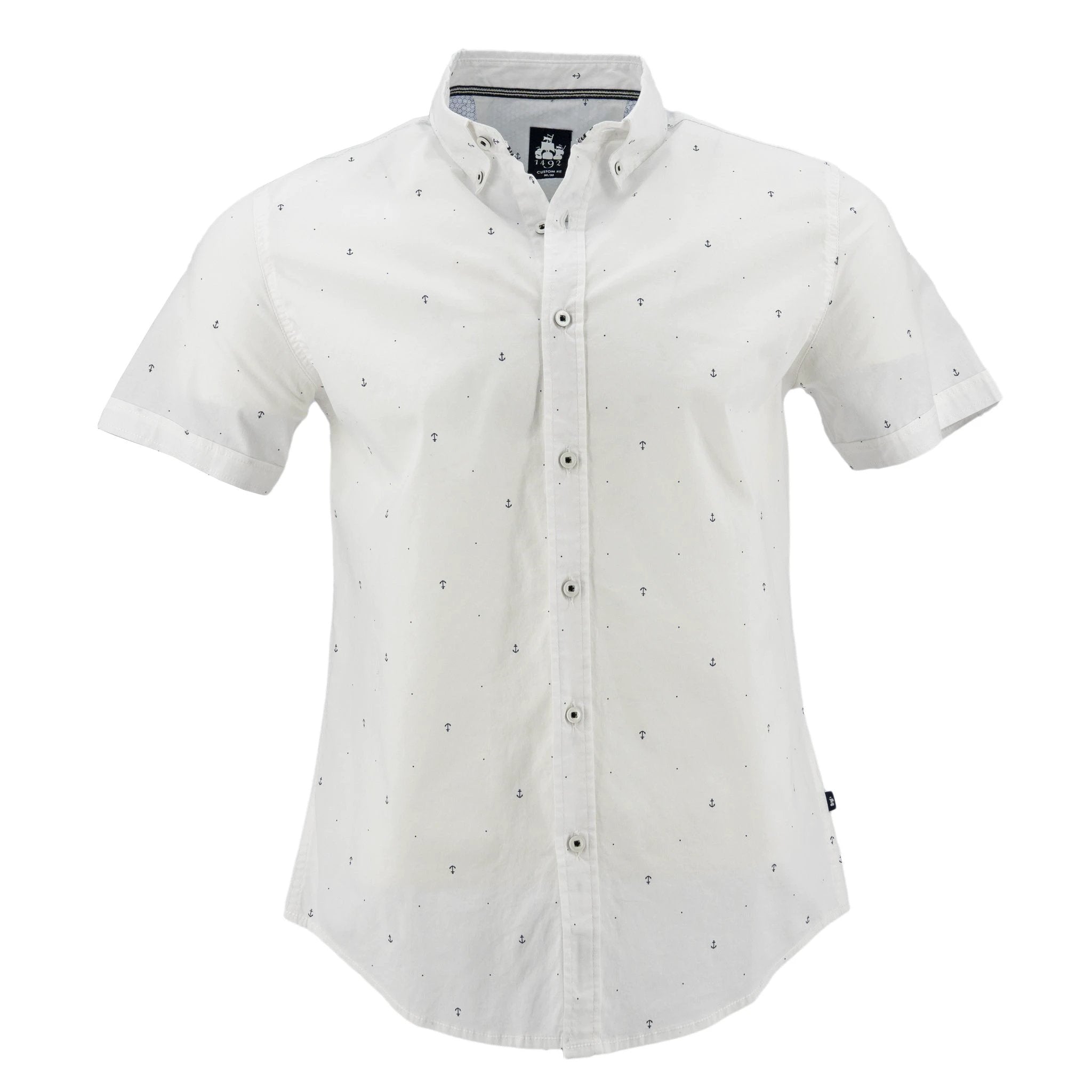 Camisa 1492 Mangas Cortas Estampada P/ Caballeros by 1492