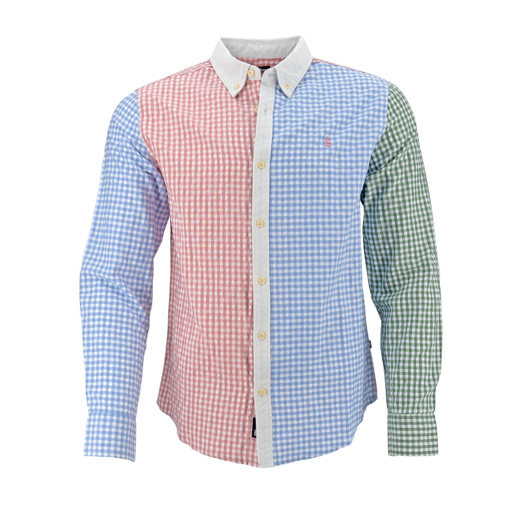 Camisa 1492 Mangas Largas Cuadros P/ Caballeros by 1492