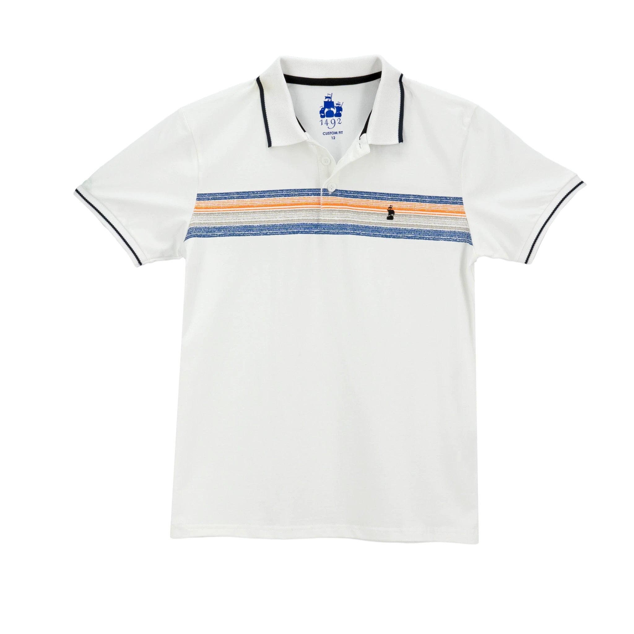 Poloshirt 1492 Mangas Cortas Rayas Para Caballeros by 1492