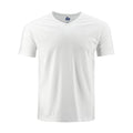 Camiseta 1492 Mangas Cortas Liso Cuello V Para Caballeros by 1492