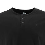 Camiseta 1492 Mangas Cortas Cuello Henley Lisa Para Caballeros by 1492