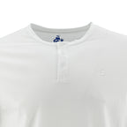 Camiseta 1492 Mangas Cortas Cuello Henley Lisa Para Caballeros by 1492