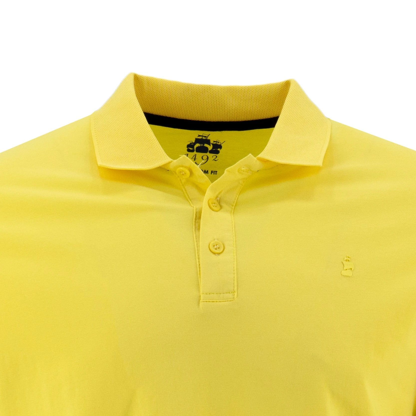 Poloshirt 1492 Mangas Cortas Liso Para Caballeros by 1492