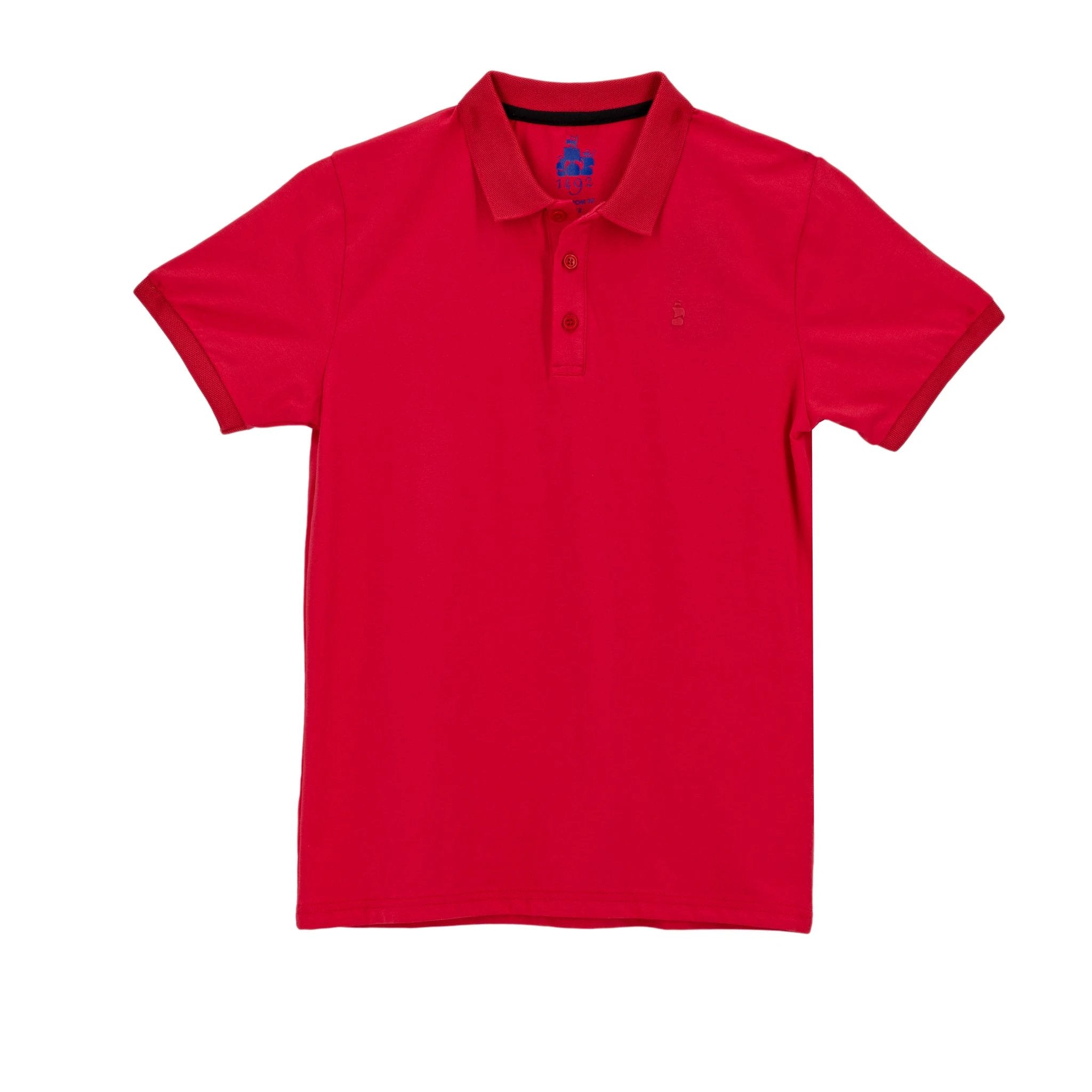 Poloshirt 1492 Mangas Cortas Liso Para Caballeros by 1492