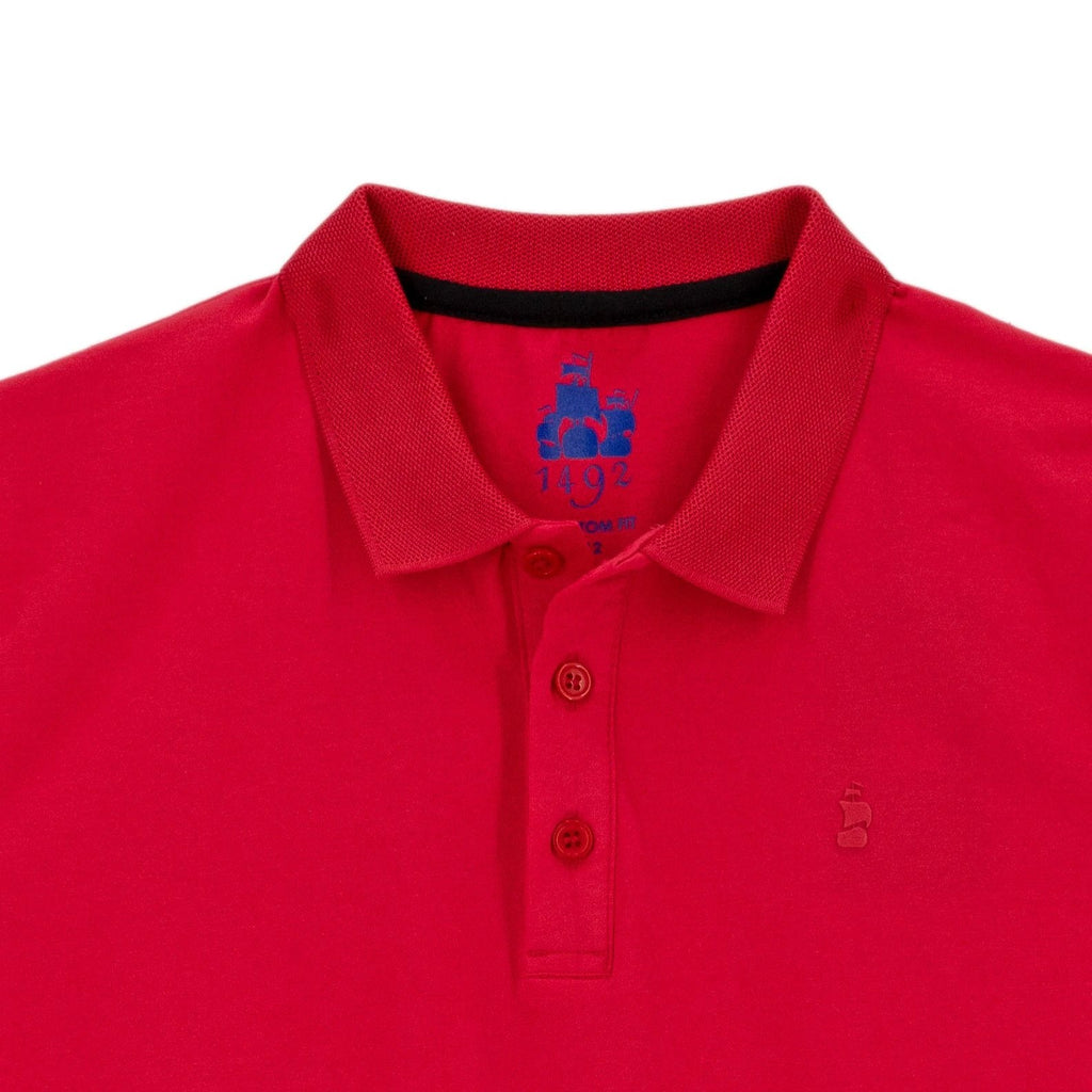 Poloshirt 1492 Mangas Cortas Liso Para Caballeros by 1492