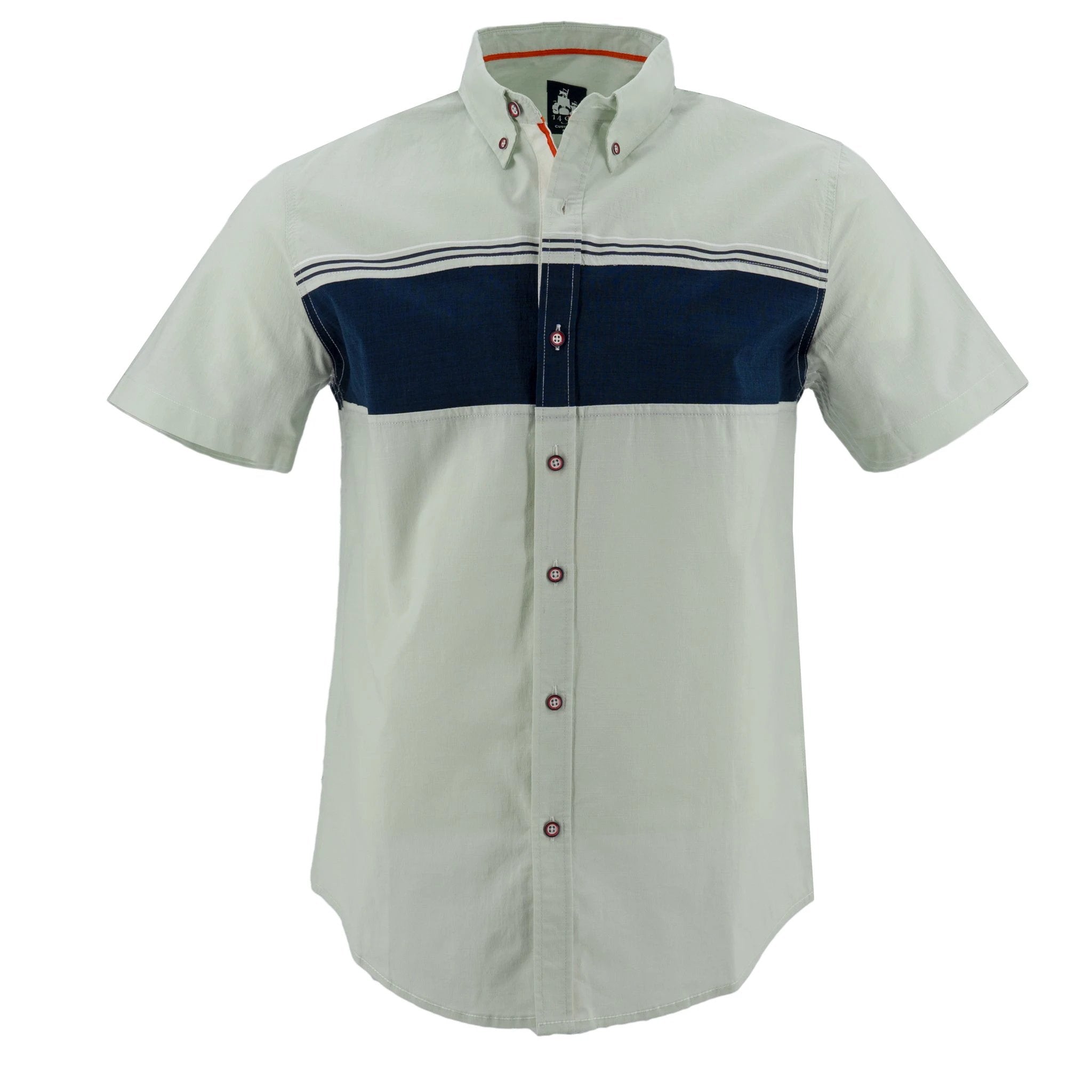 Camisa 1492 Mangas Cortas Rayas P/ Caballeros by 1492