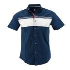 Camisa 1492 Mangas Cortas Rayas P/ Caballeros by 1492