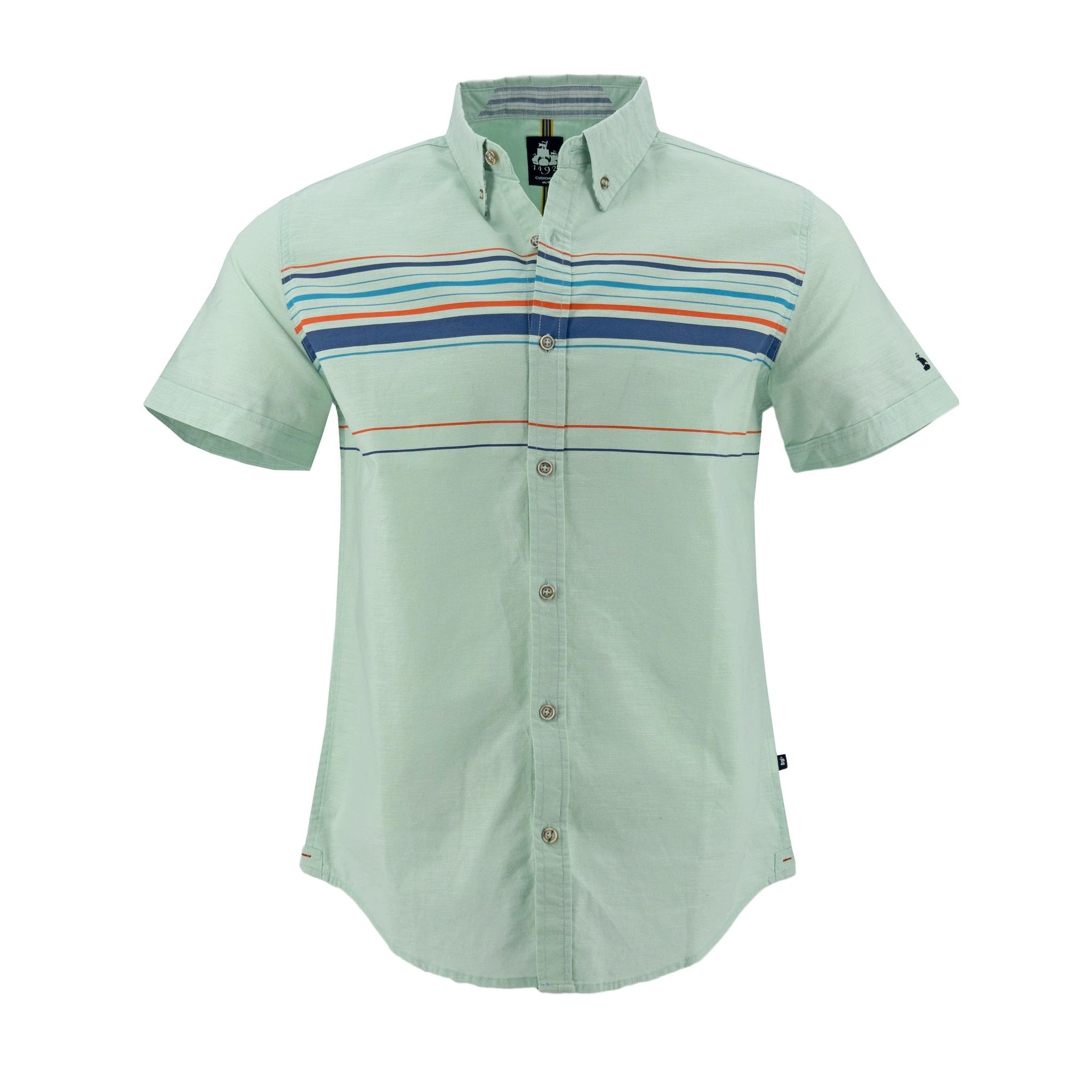 Camisa 1492 Mangas Cortas Rayas P/ Caballeros by 1492