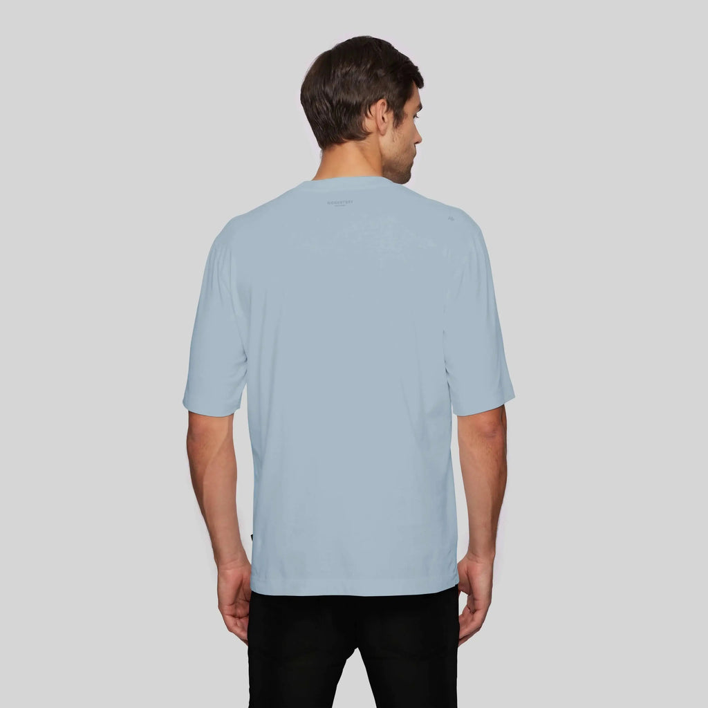 AQUILES BABY BLUE T-SHIRT OVERSIZE - Monastery