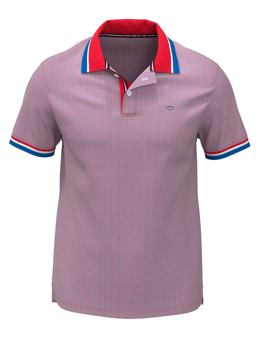 Poloshirt Oscar De La Renta Mangas Cortas Cuadros Para Caballeros by Oscar De La Renta