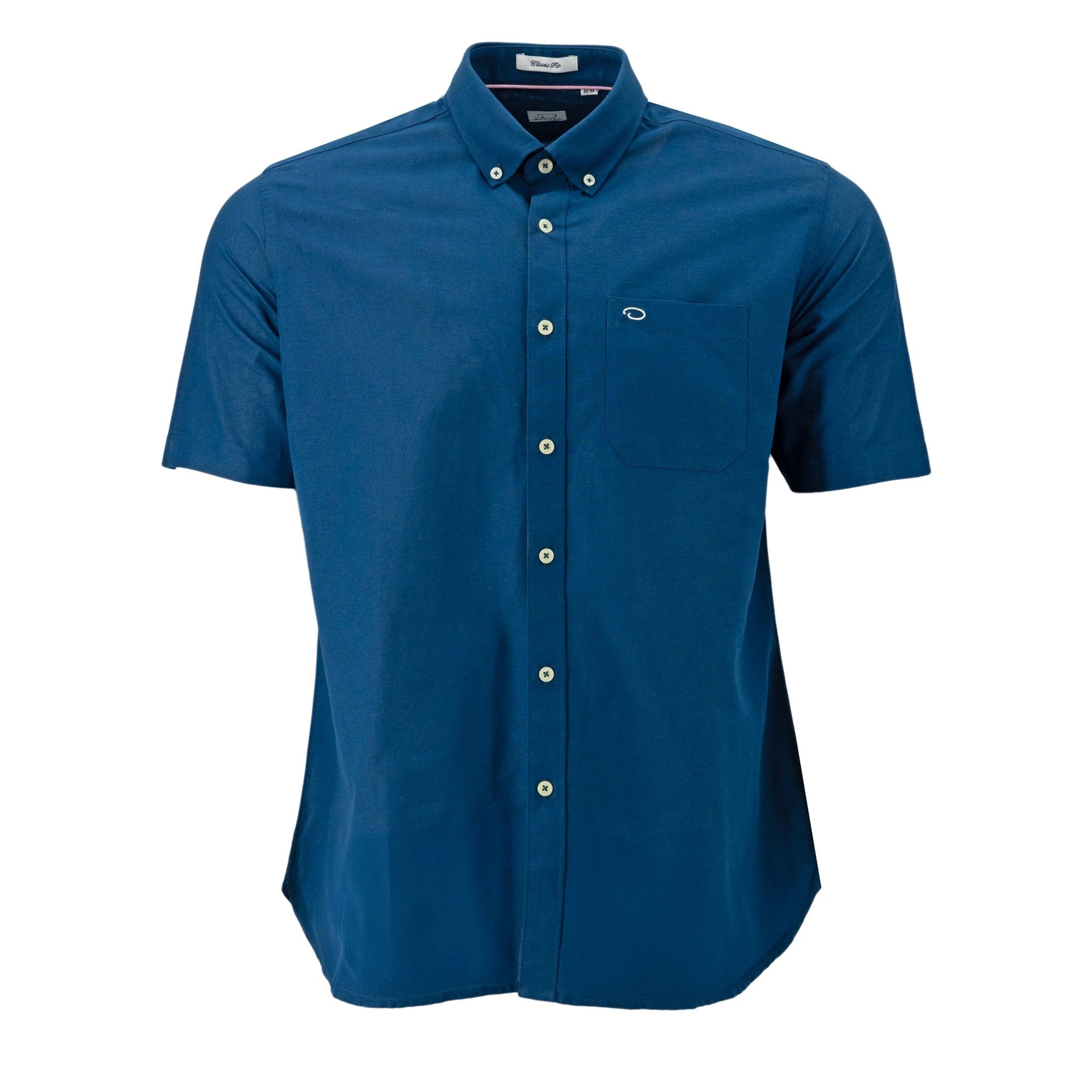 Camisa Oscar De La Renta Mangas Cortas Lisa Para Caballeros by Oscar De La Renta