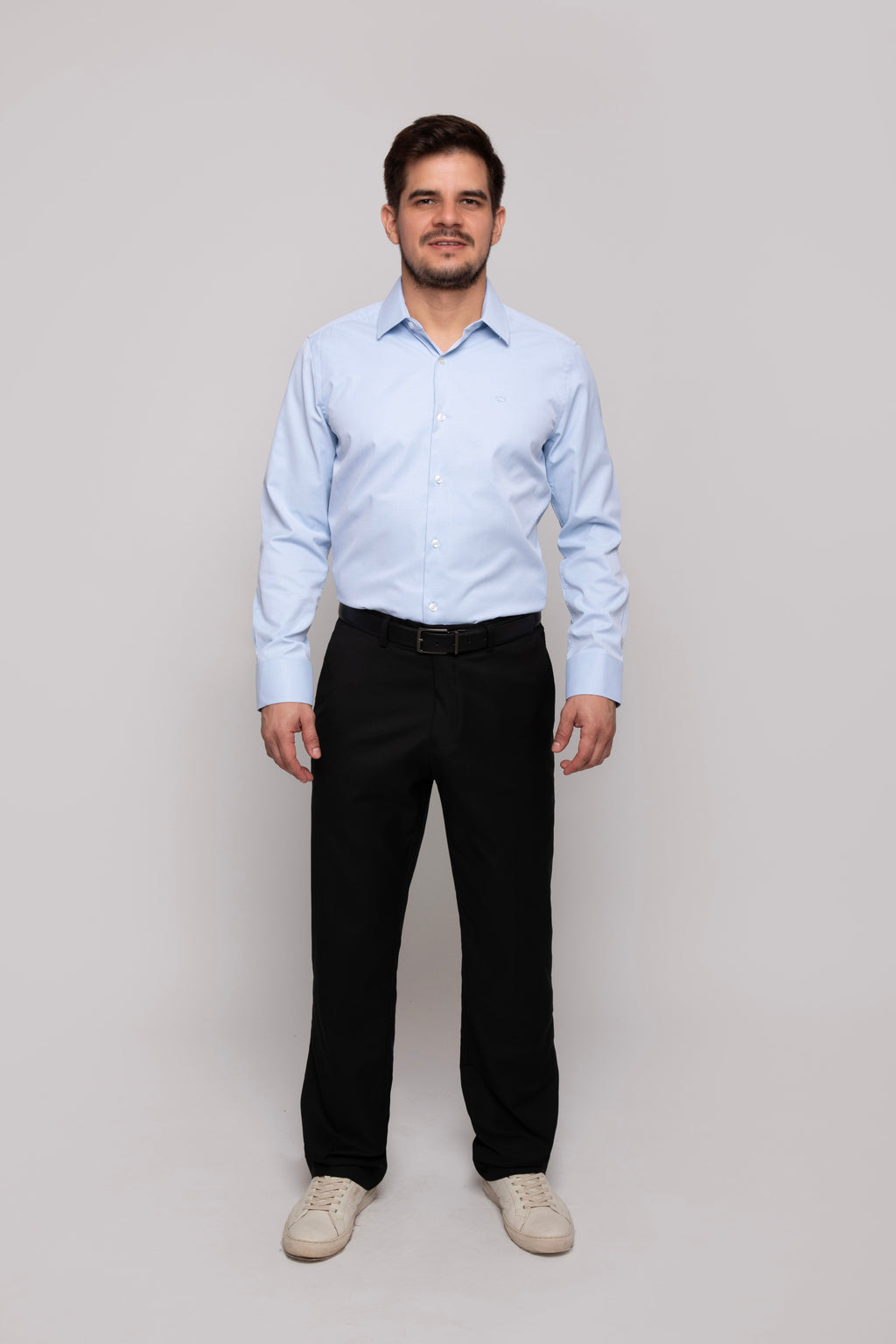 Camisa Oscar de La Renta Mangas Largas Estampada para Caballeros