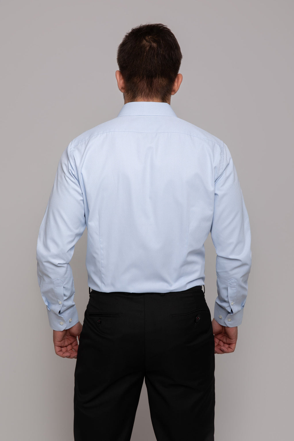 Camisa Oscar de La Renta Mangas Largas Cuadros para Caballeros