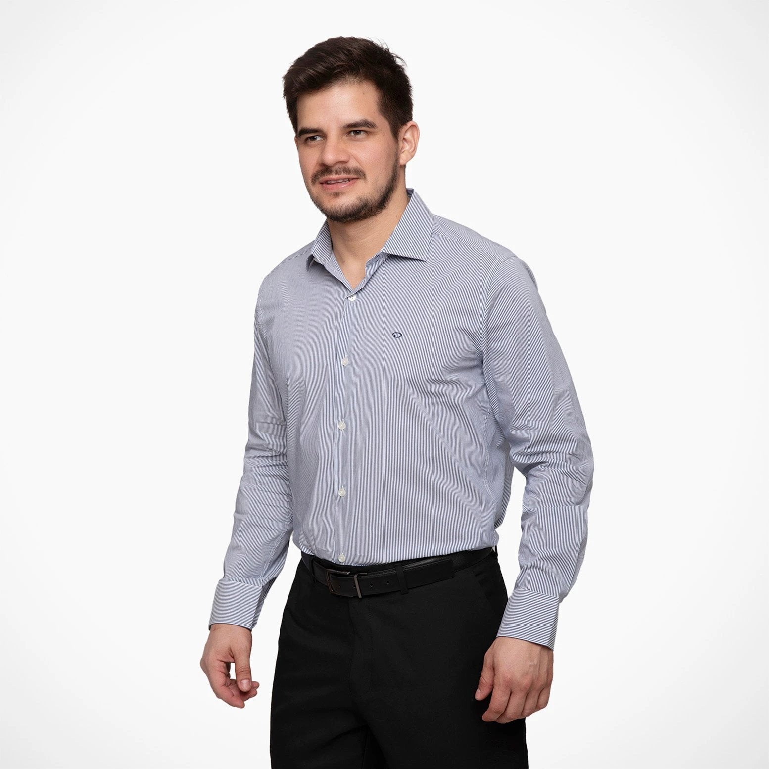 Camisa Oscar De La Renta Mangas Largas Rayas Para Caballeros by Oscar De La Renta