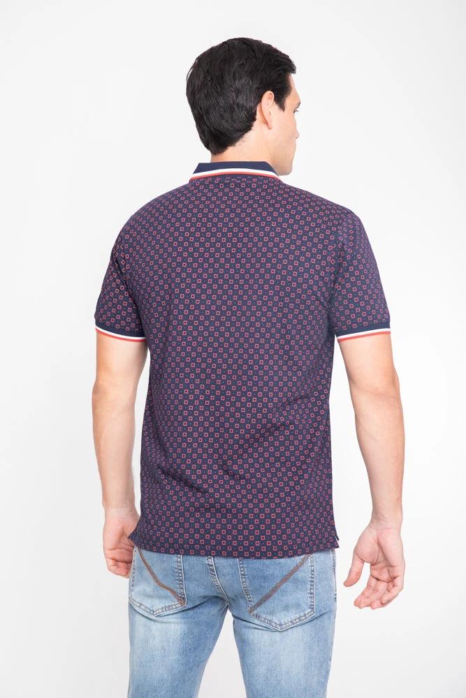 Poloshirt Oscar De La Renta Mangas Cortas Estampado Para Caballeros by Oscar De La Renta