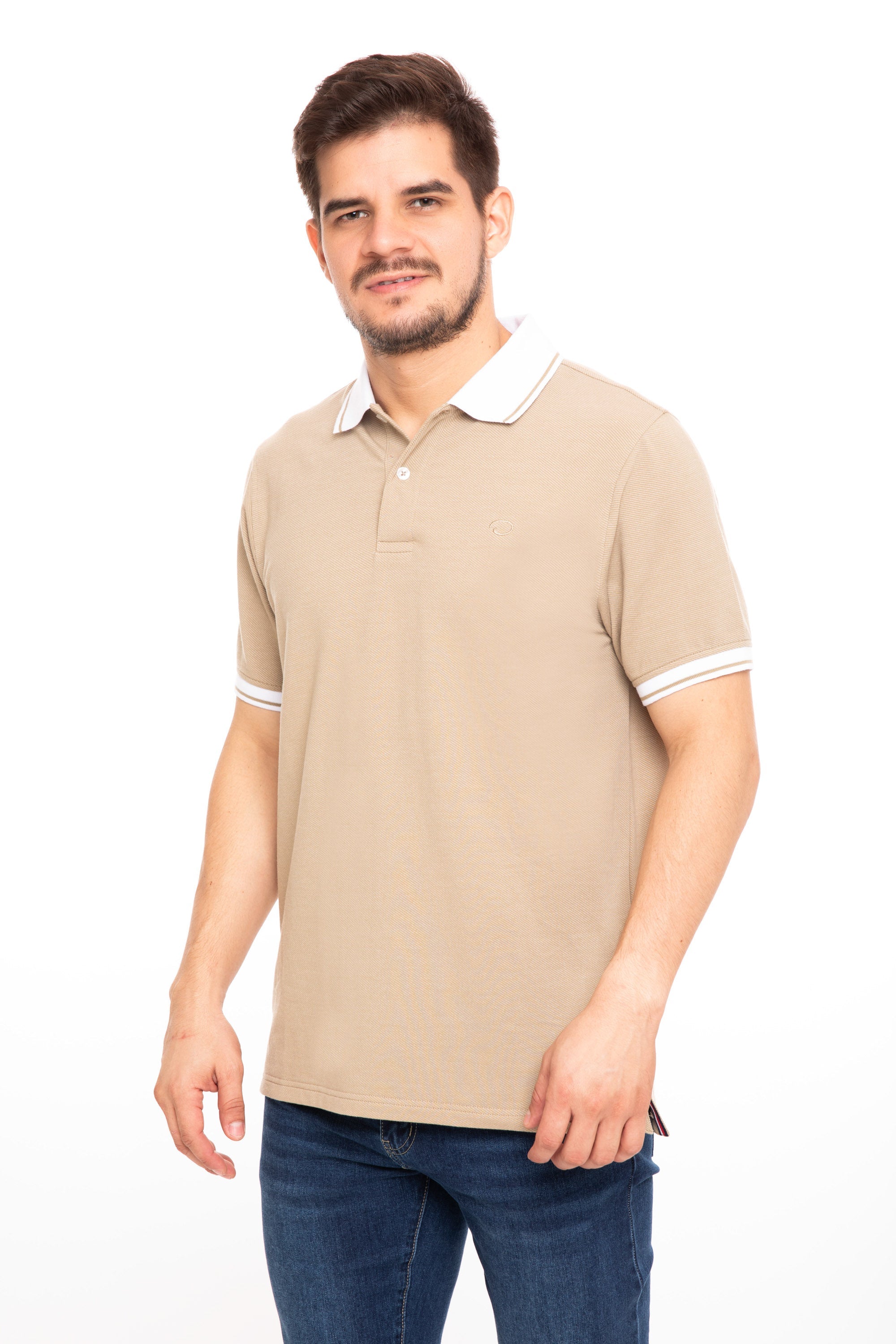 Poloshirt Oscar de La Renta Mangas Cortas Liso para Caballeros