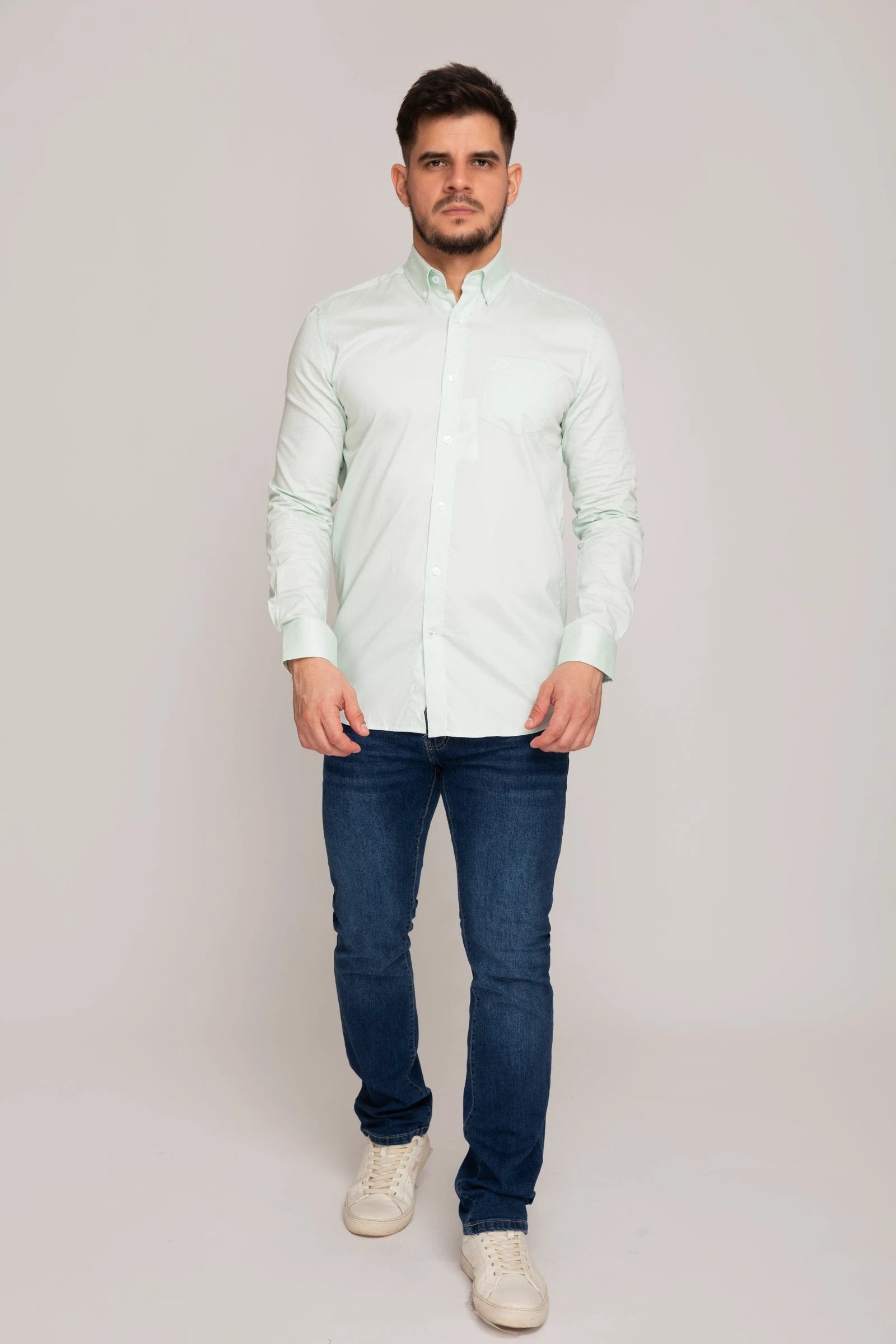 Camisa Oscar De La Renta Mangas Largas Lisa P/ Caballeros by Oscar De La Renta
